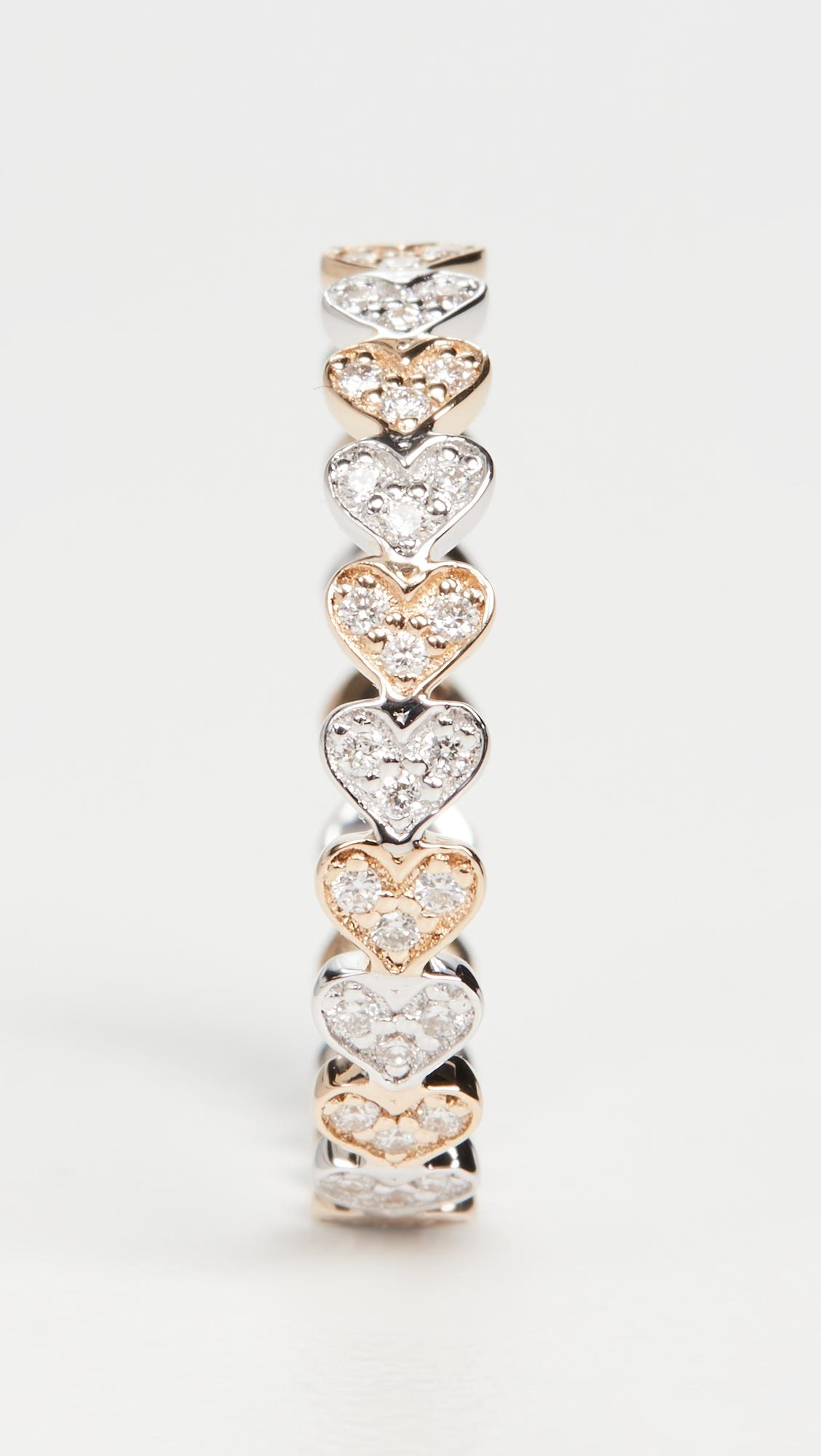 Tiny Heart Eternity Ring