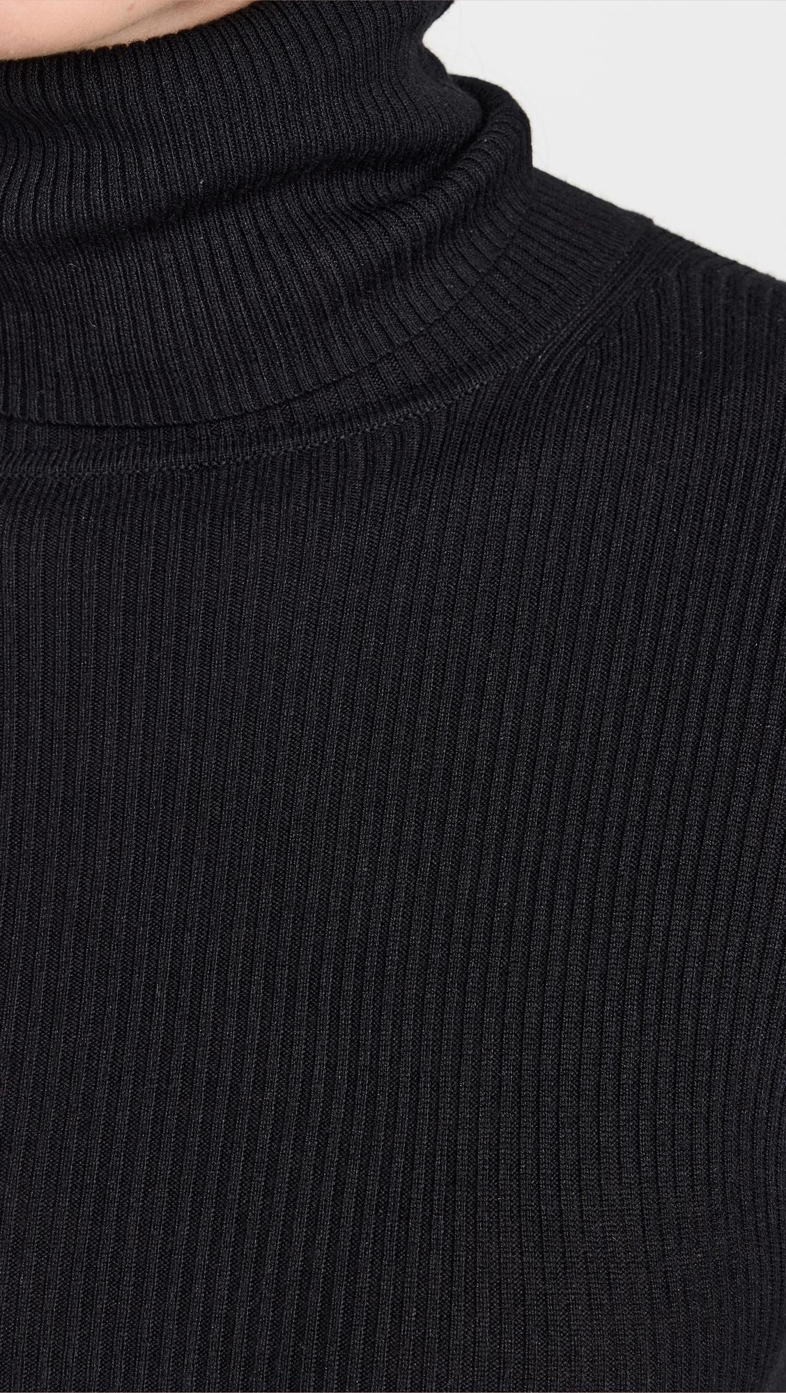 Silk Sweater Layering Turtleneck