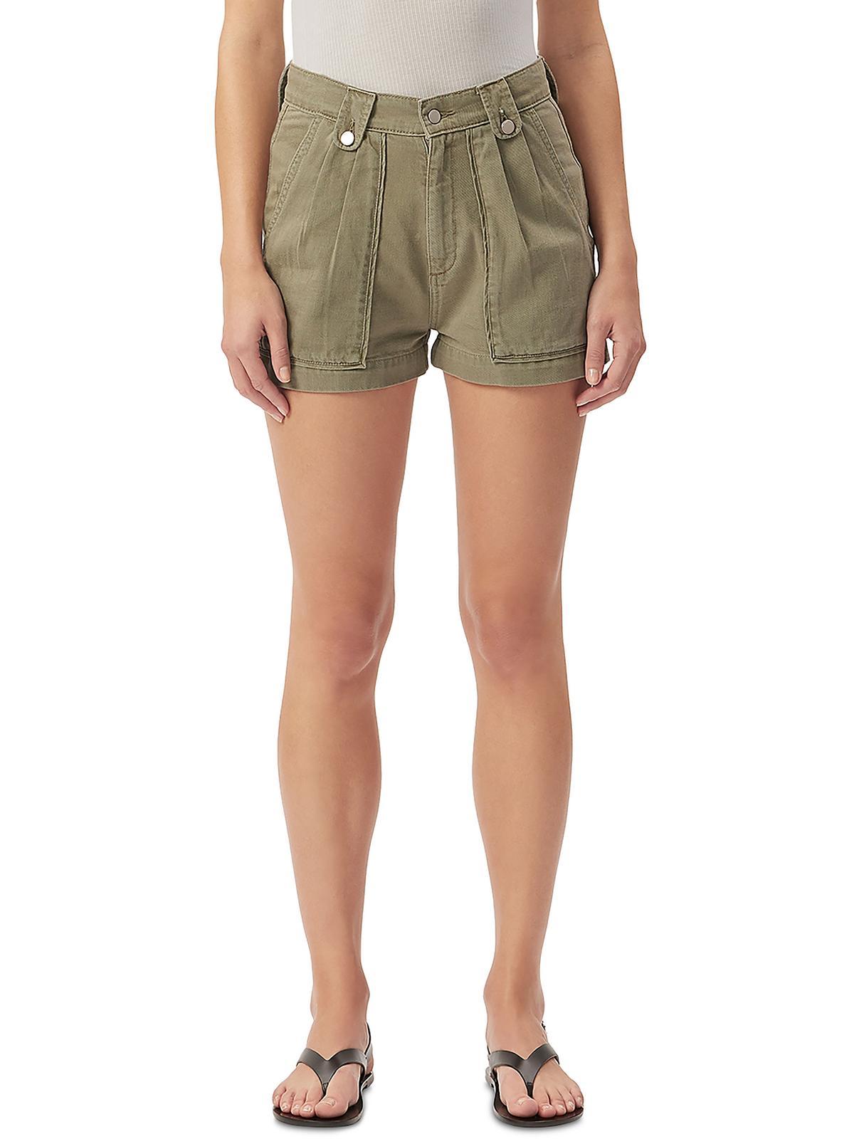 marie womens mid rise short denim shorts