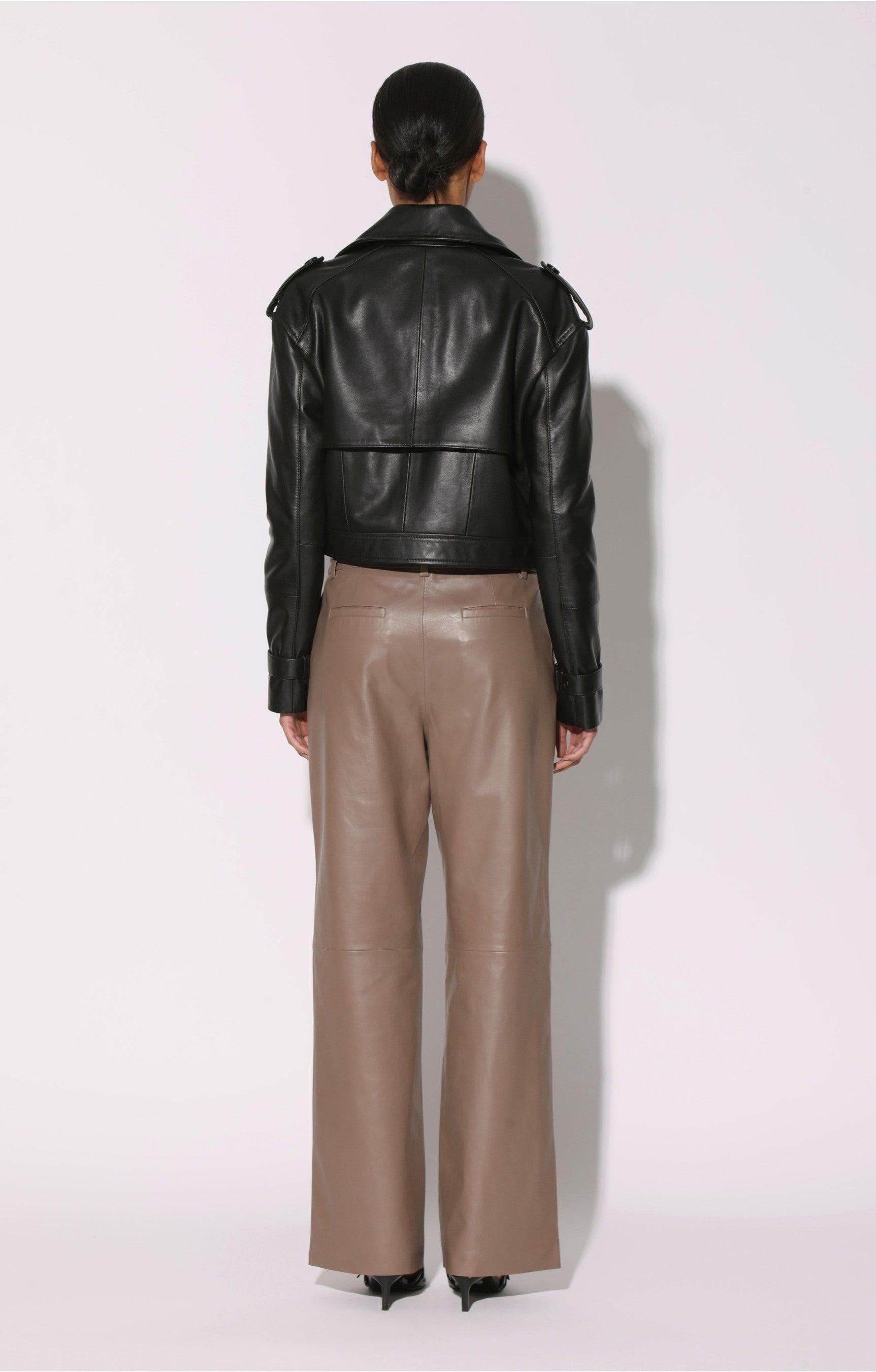 kaitlyn jacket, black - leather