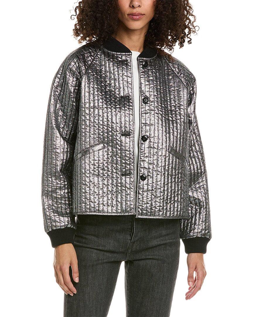 the metallic bomber jacket