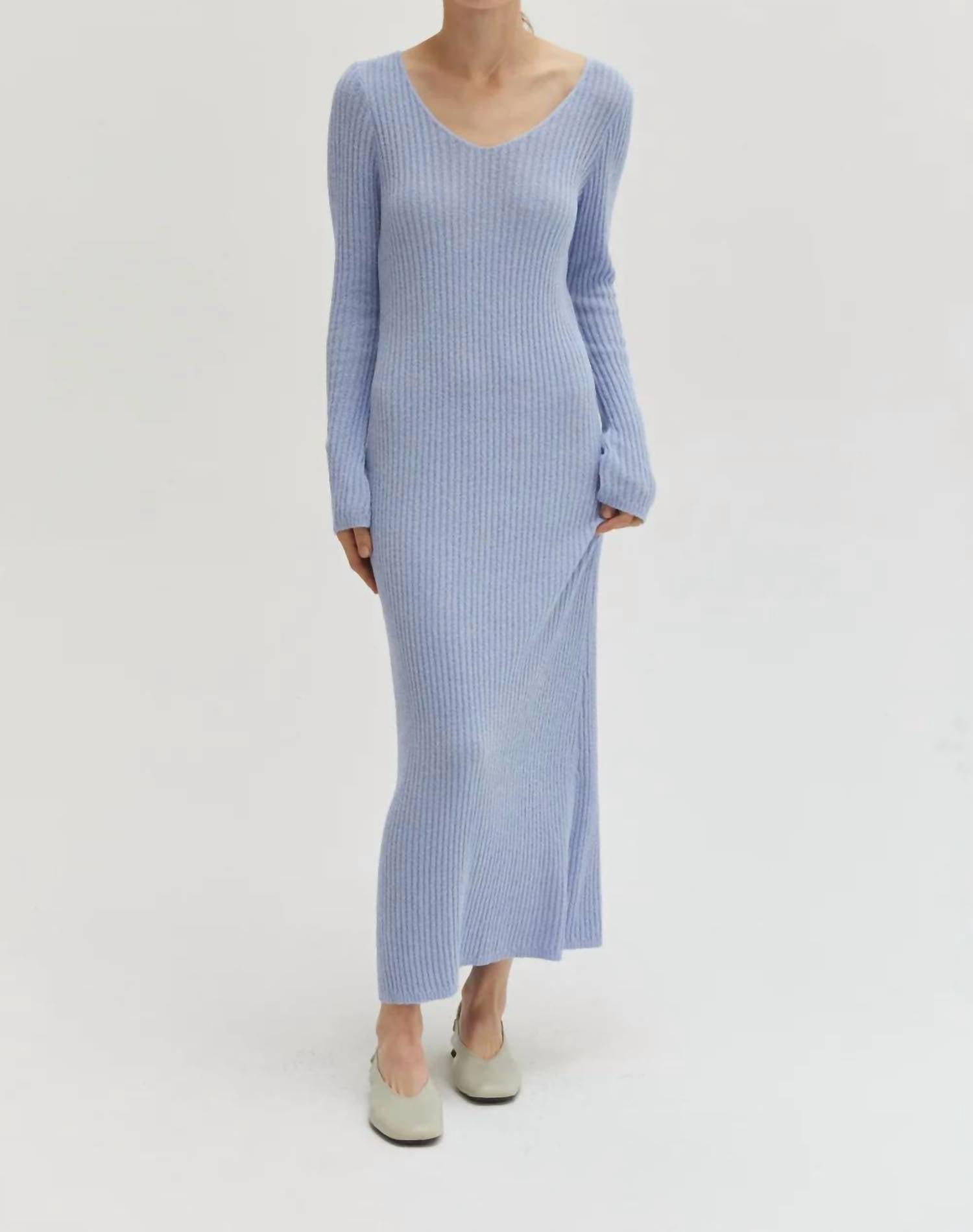 joline maxi dress in light blue