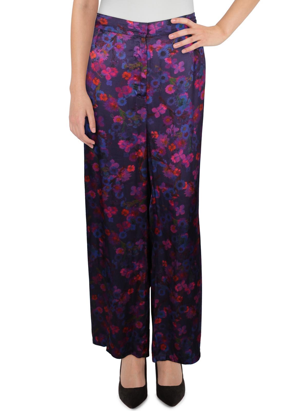 claude womens high rise wide leg palazzo pants