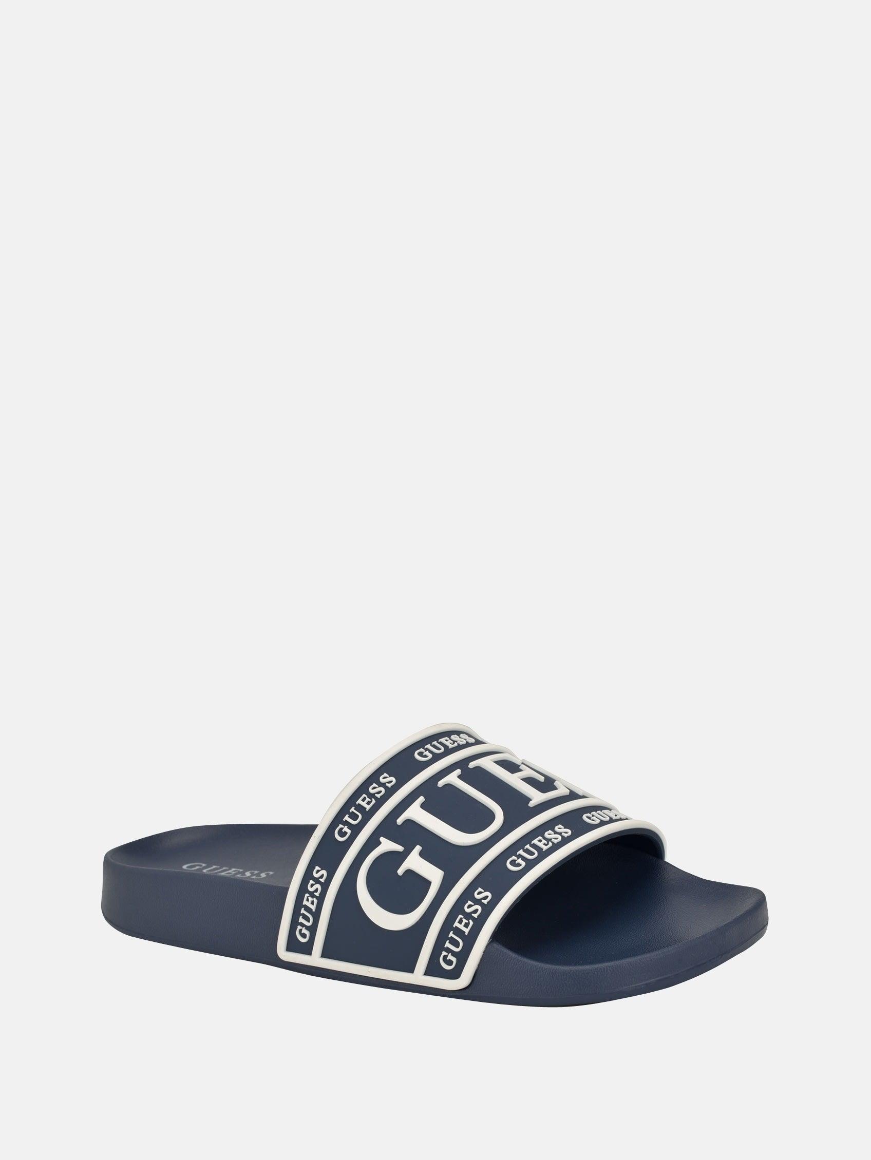 rubies logo slide sandals