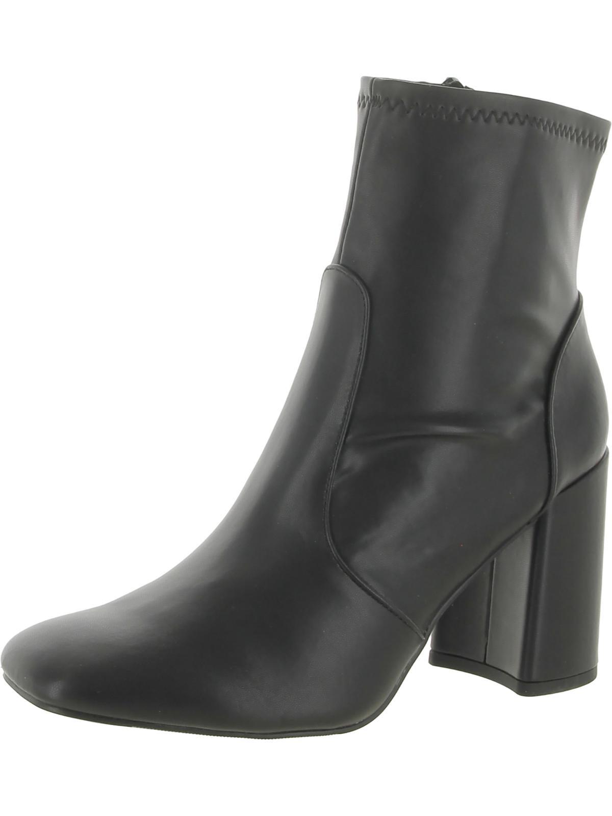 windyy womens faux leather ankle booties