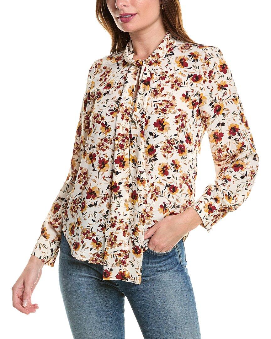 Jones New York Scarf Neck Blouse