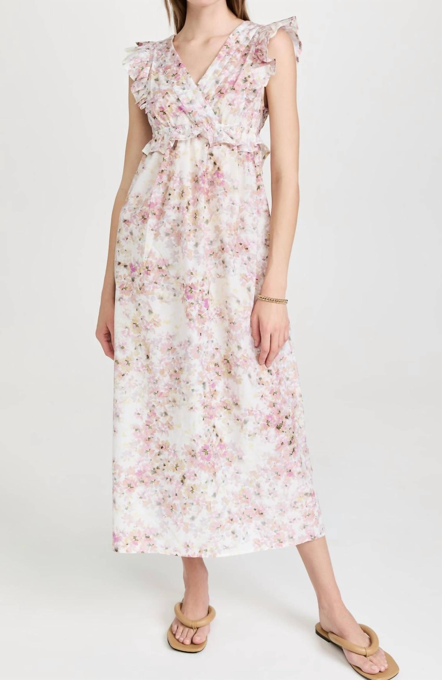 hives dress in pink flowers