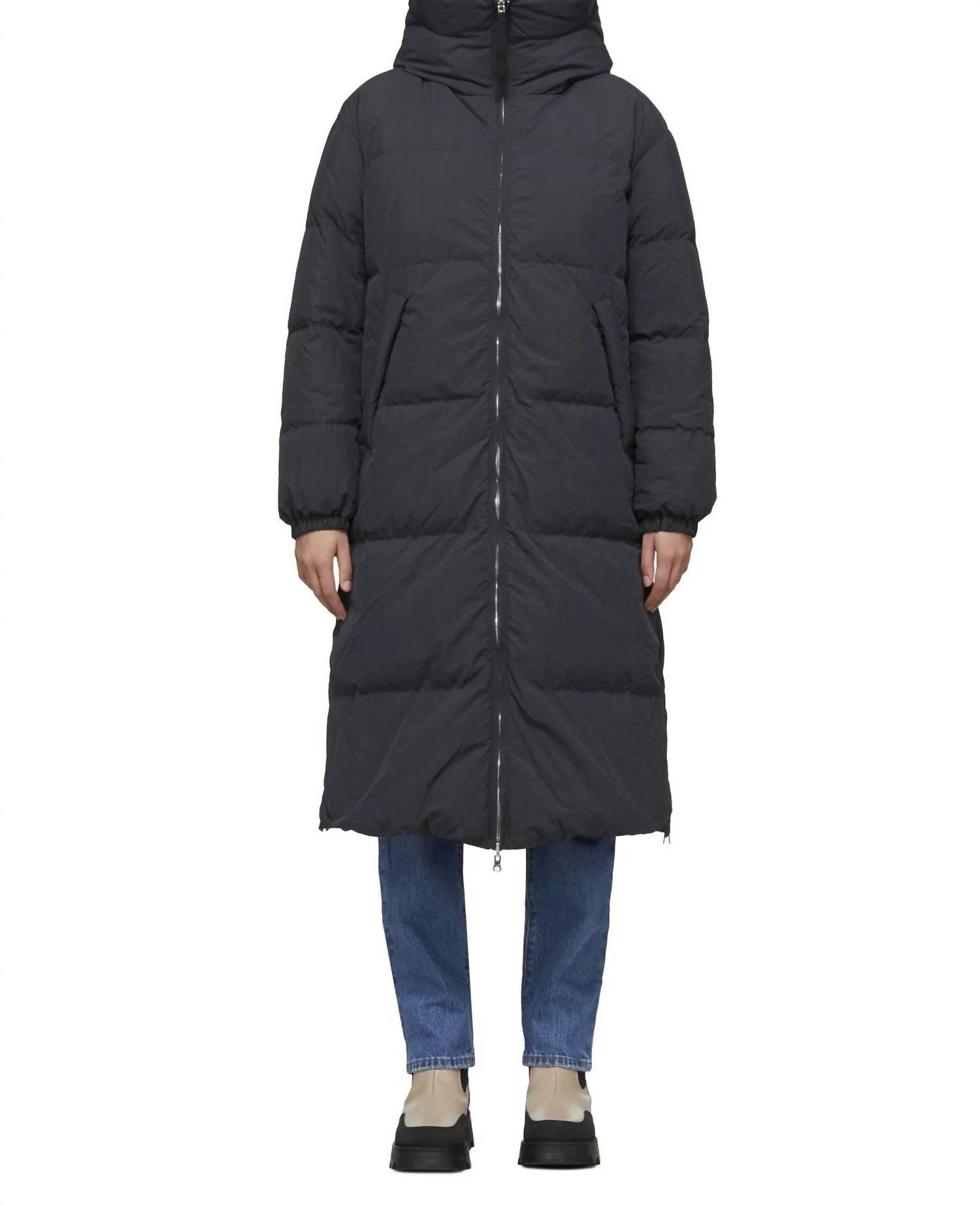 sleeping bag sleeping puffer coat in pencil-silver