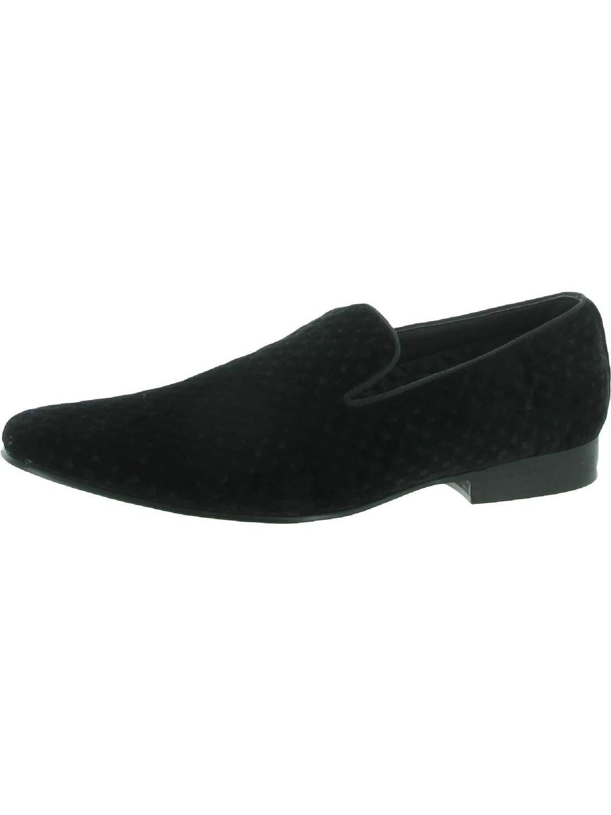 lifted mens velvet padded insole smoking loafers