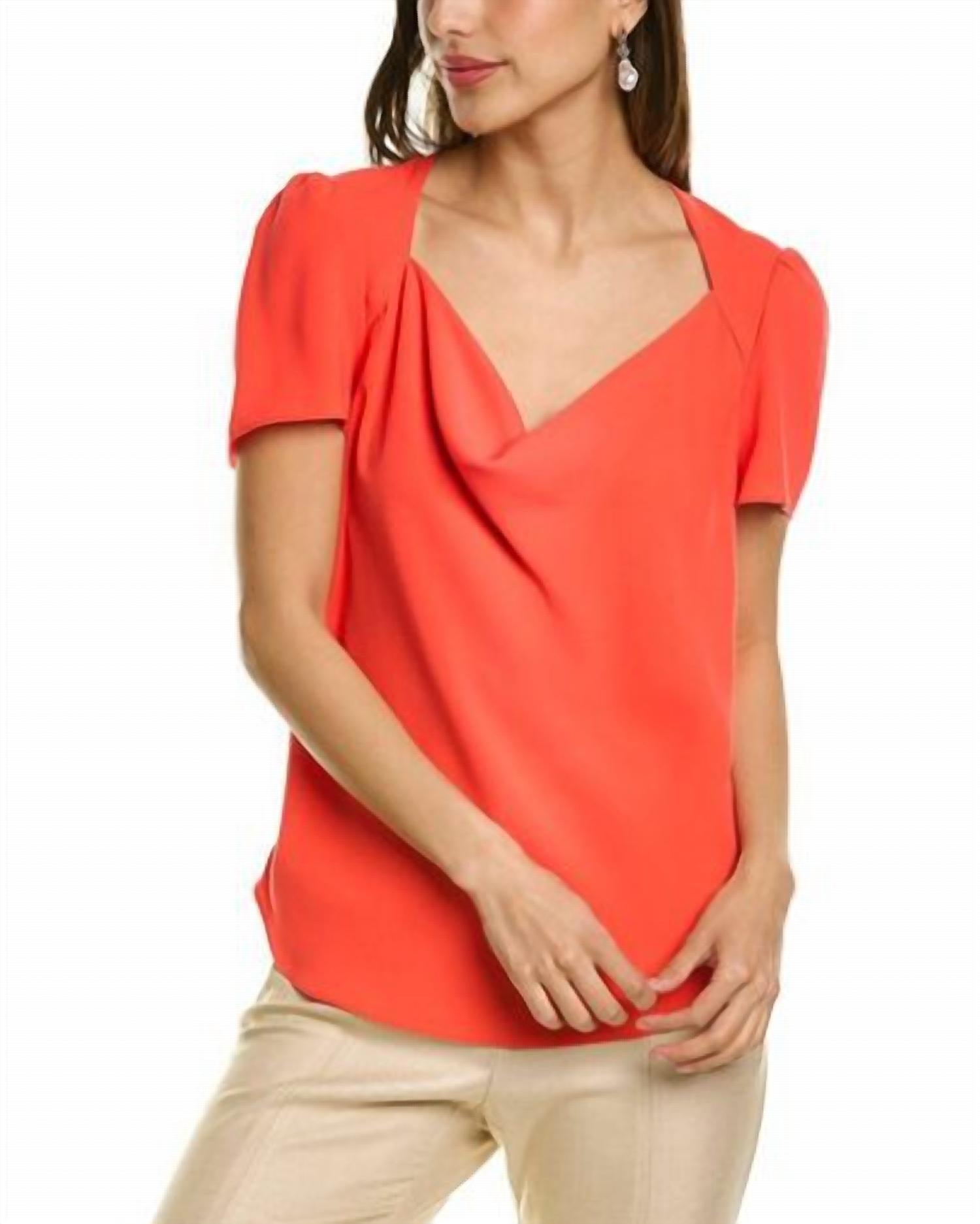 mihamonte top in orange