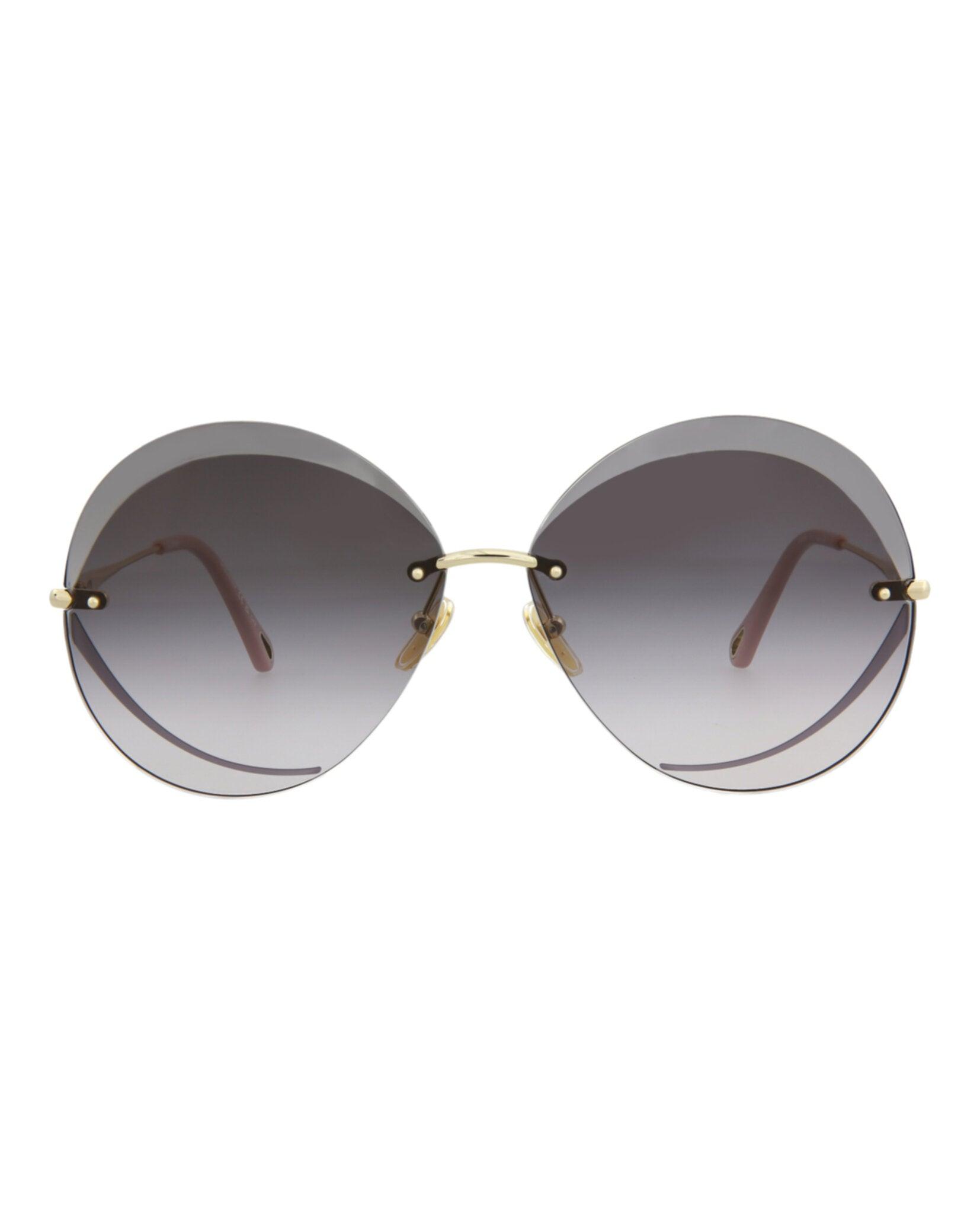 round-frame metal sunglasses