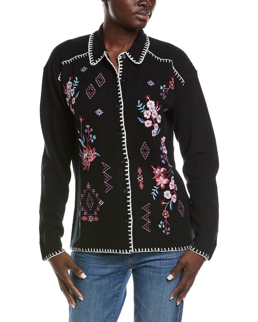 Johnny Was Ramona Wool & Cashmere-Blend Cardigan