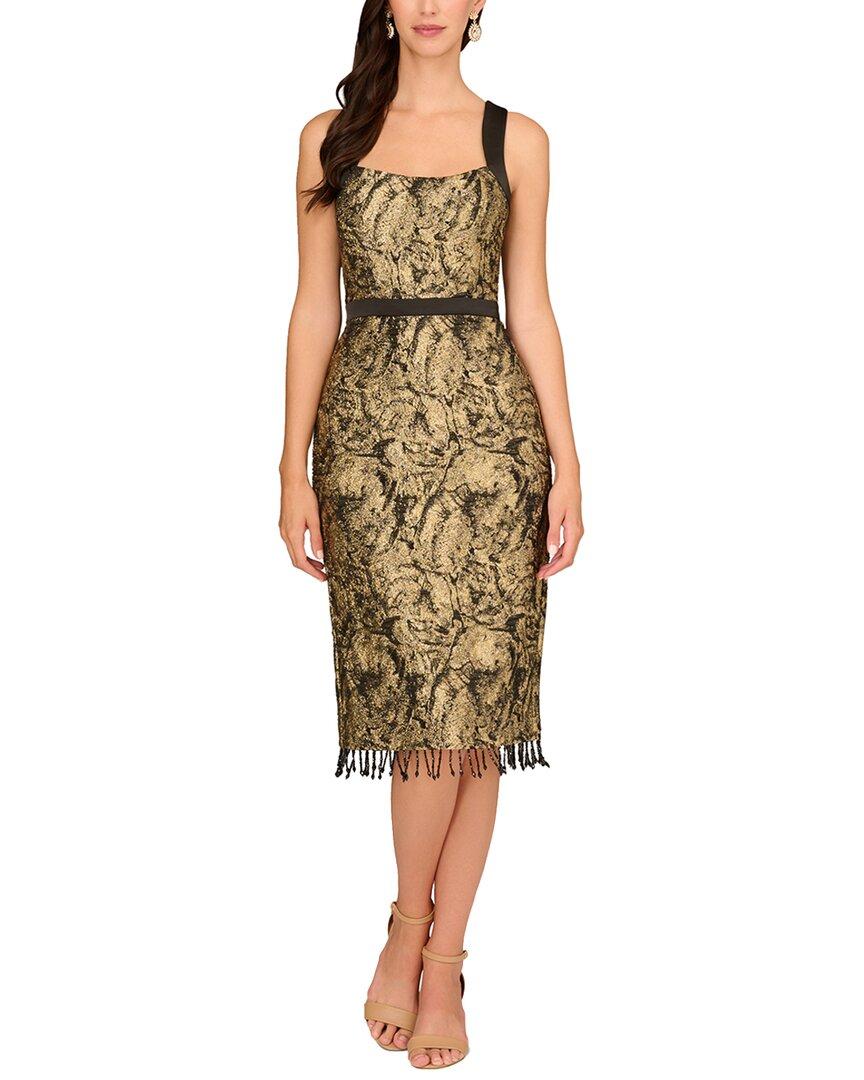 jacquard sleeveless dress