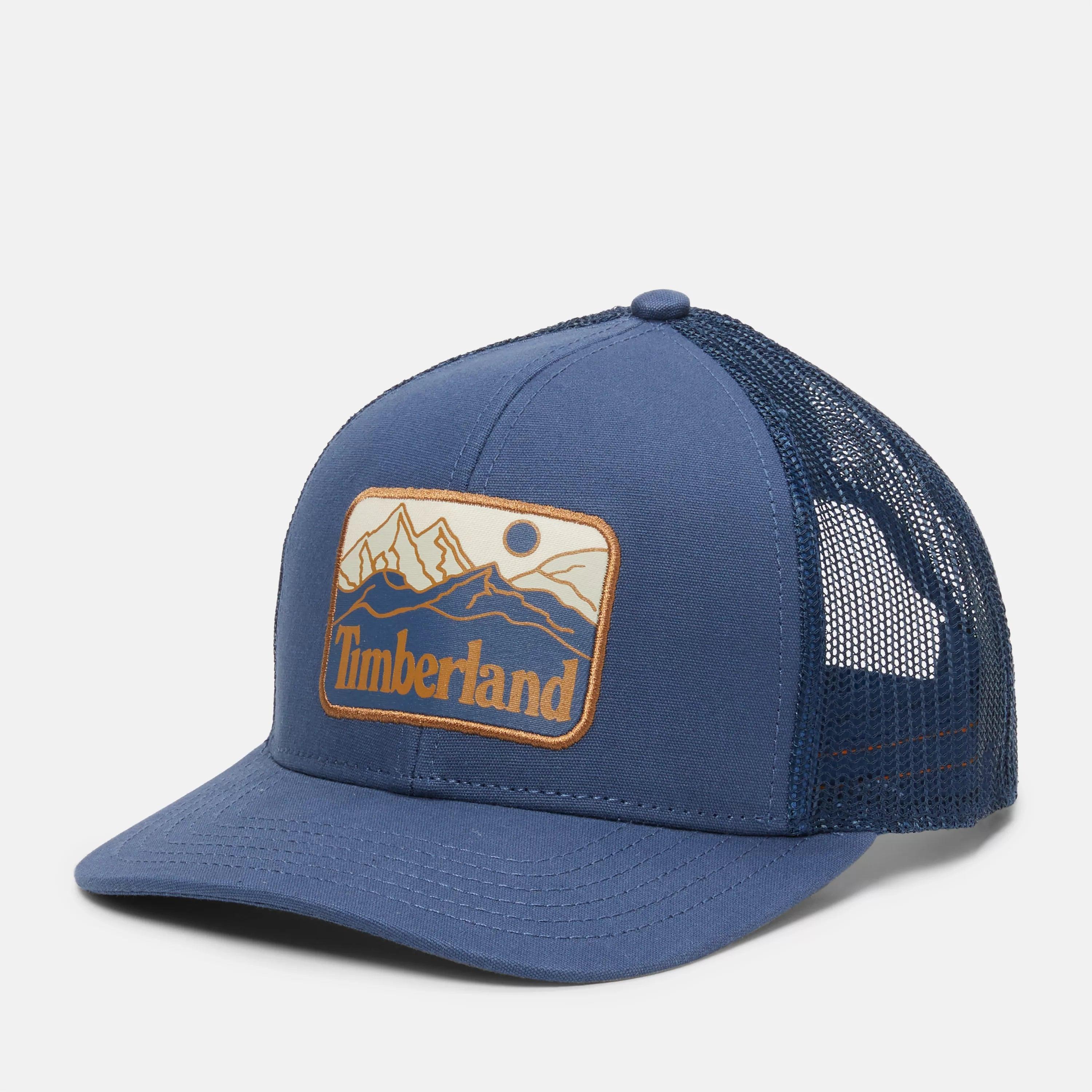 mountain line patch trucker hat