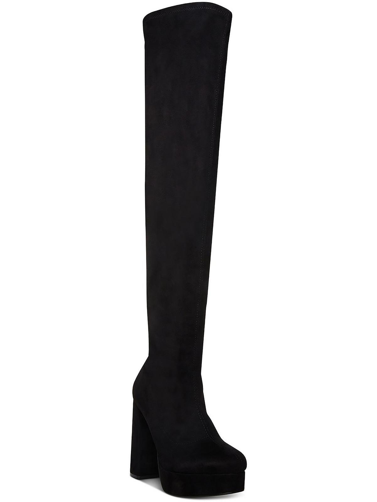 orin womens faux suede block heel over-the-knee boots