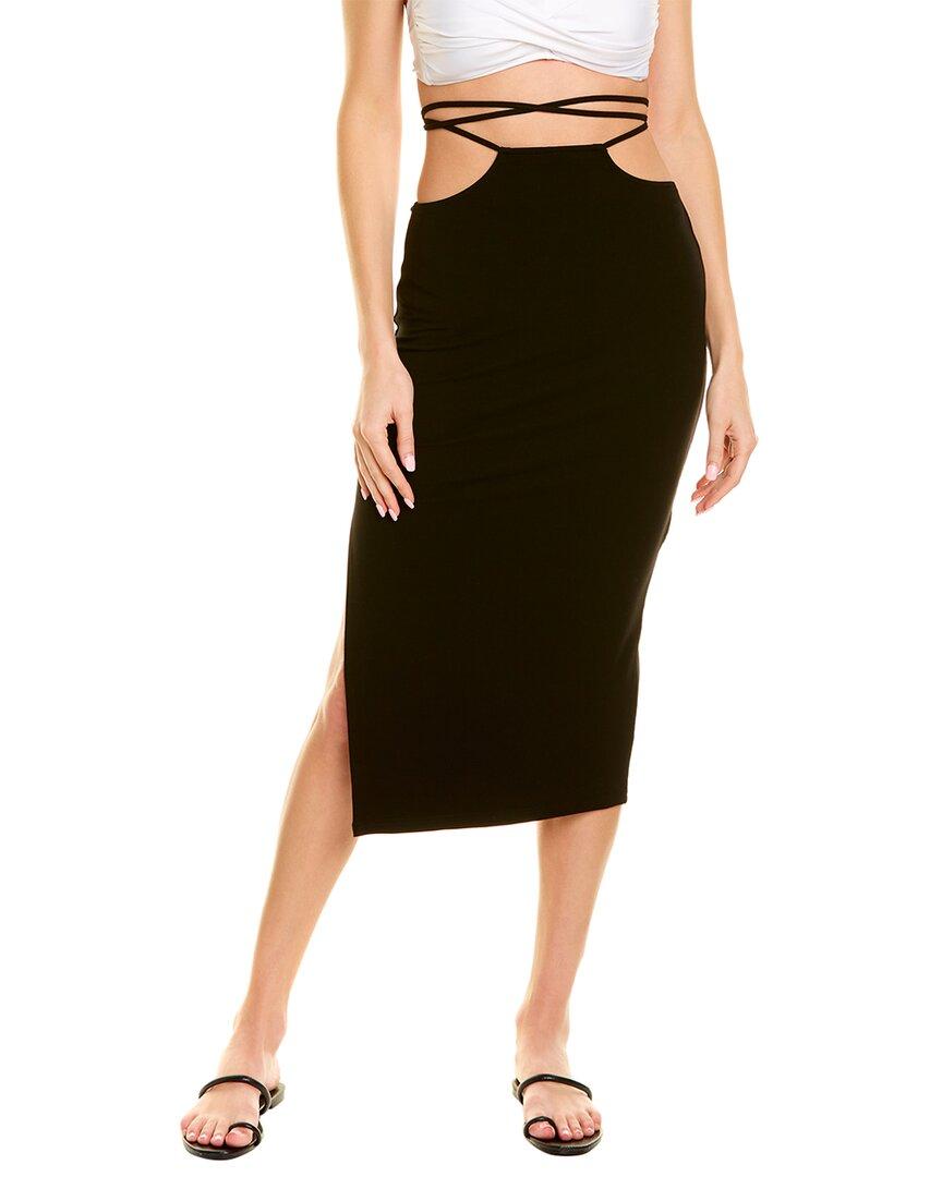 WeWoreWhat Cutout Midi Skirt