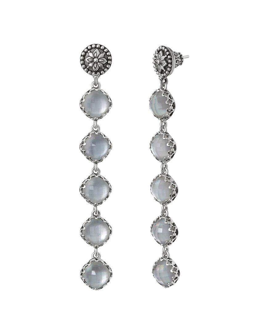 silver pearl earrings