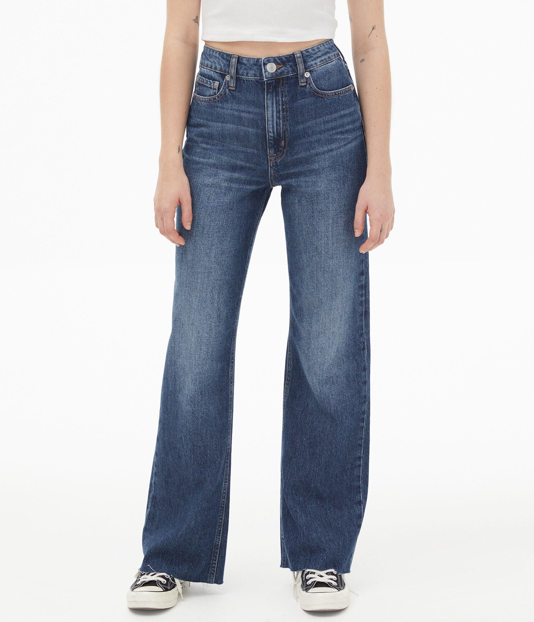 women's '90s super high-rise wide leg jean***