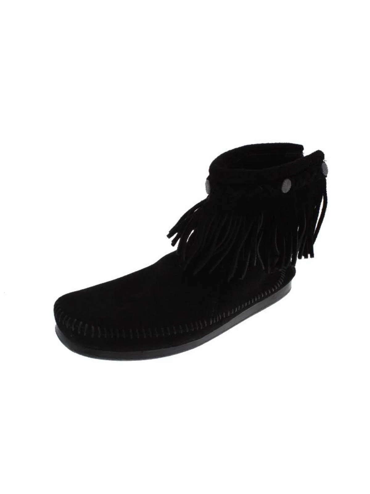 fringe moccasin boots