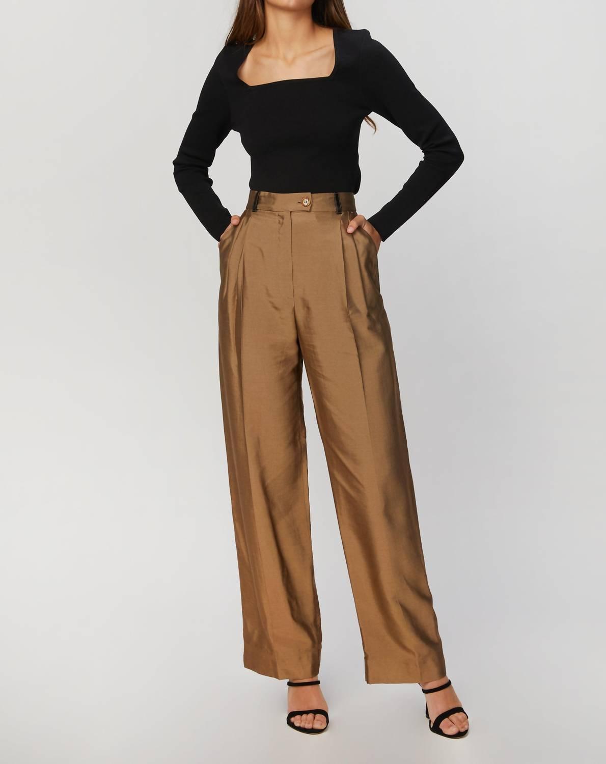 chet pants in mocha