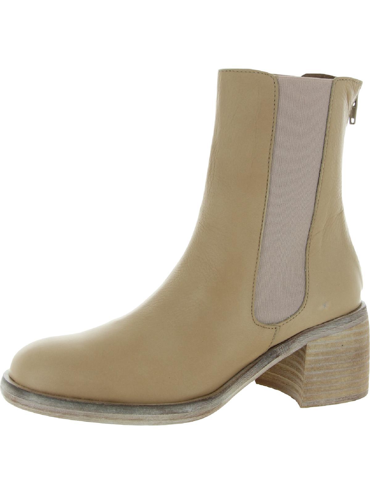 essential womens leather ankle chelsea boots