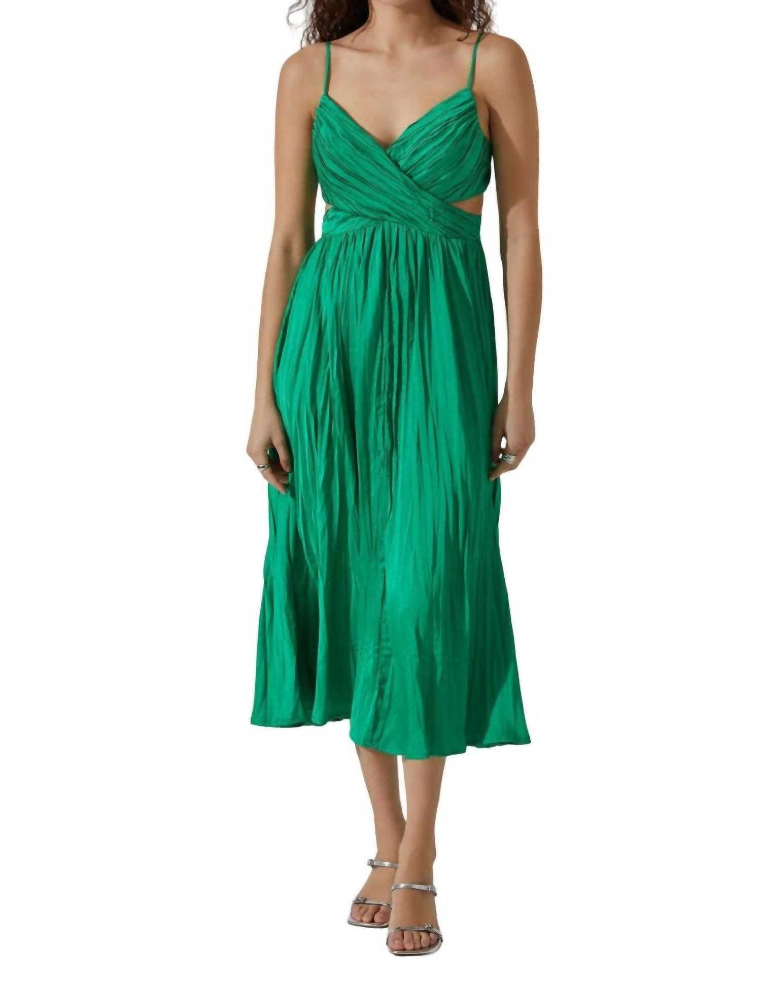 capitola dress in green