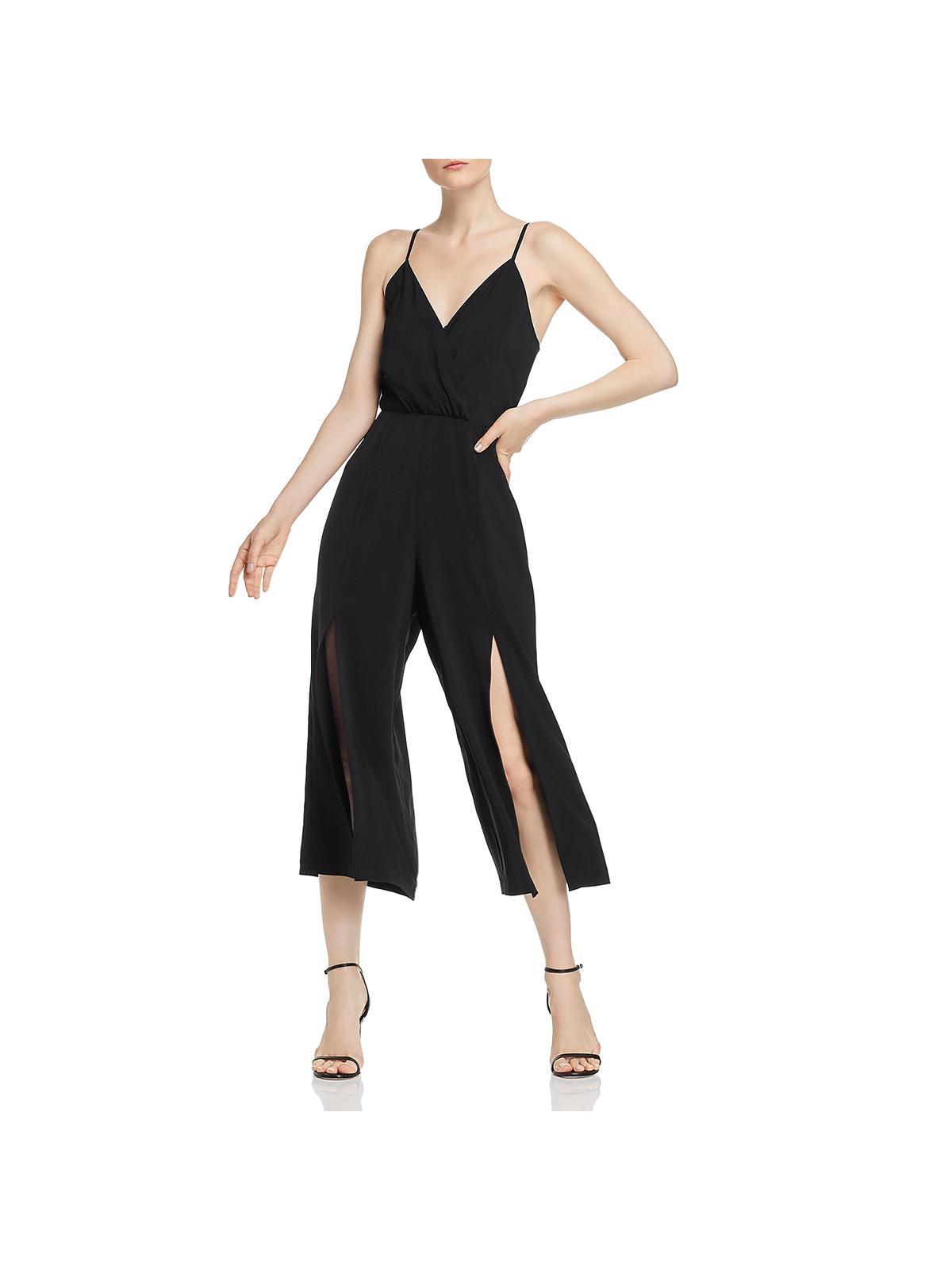 silvia womens wide leg cocktail jumpsuit