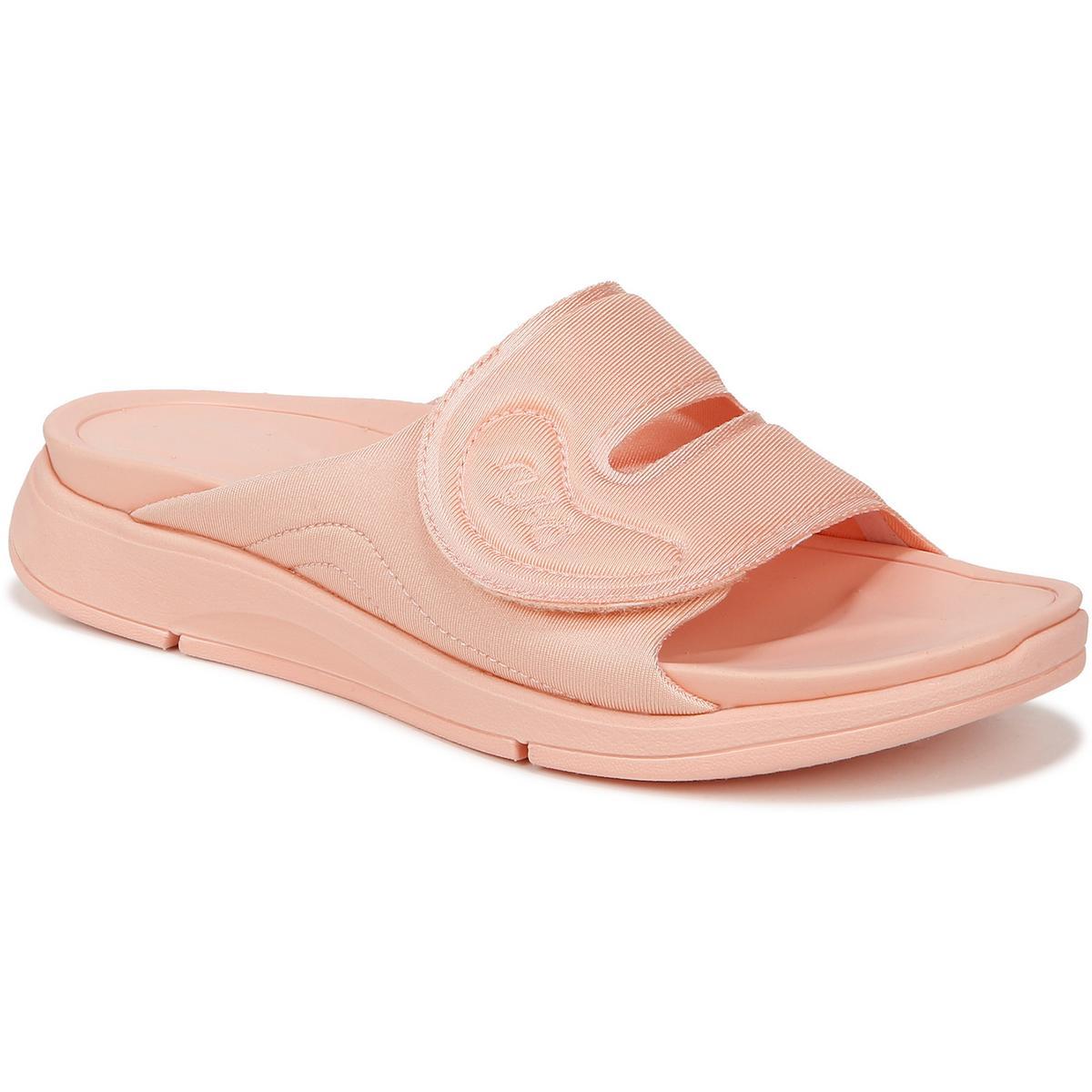 tao recovery womens satin lightweight slide sandals