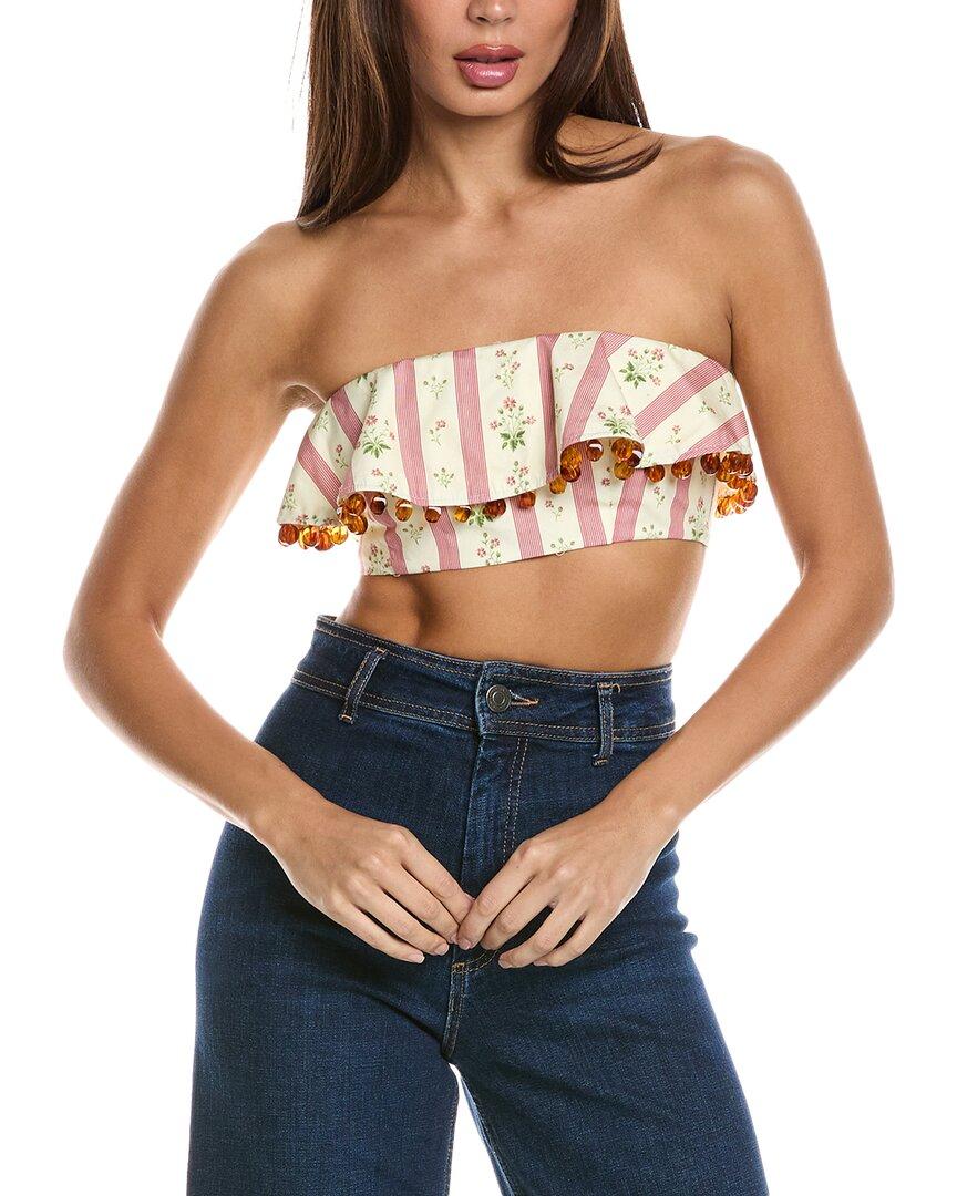 ruffle bandeau top