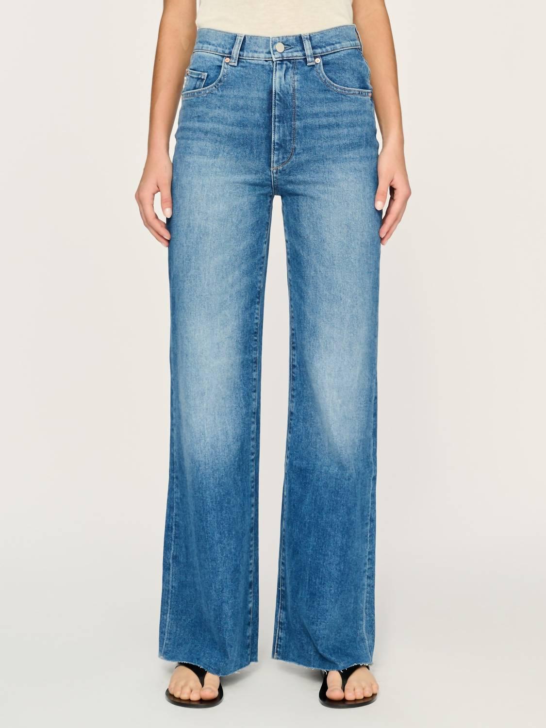 hepburn wide leg jeans in driggs