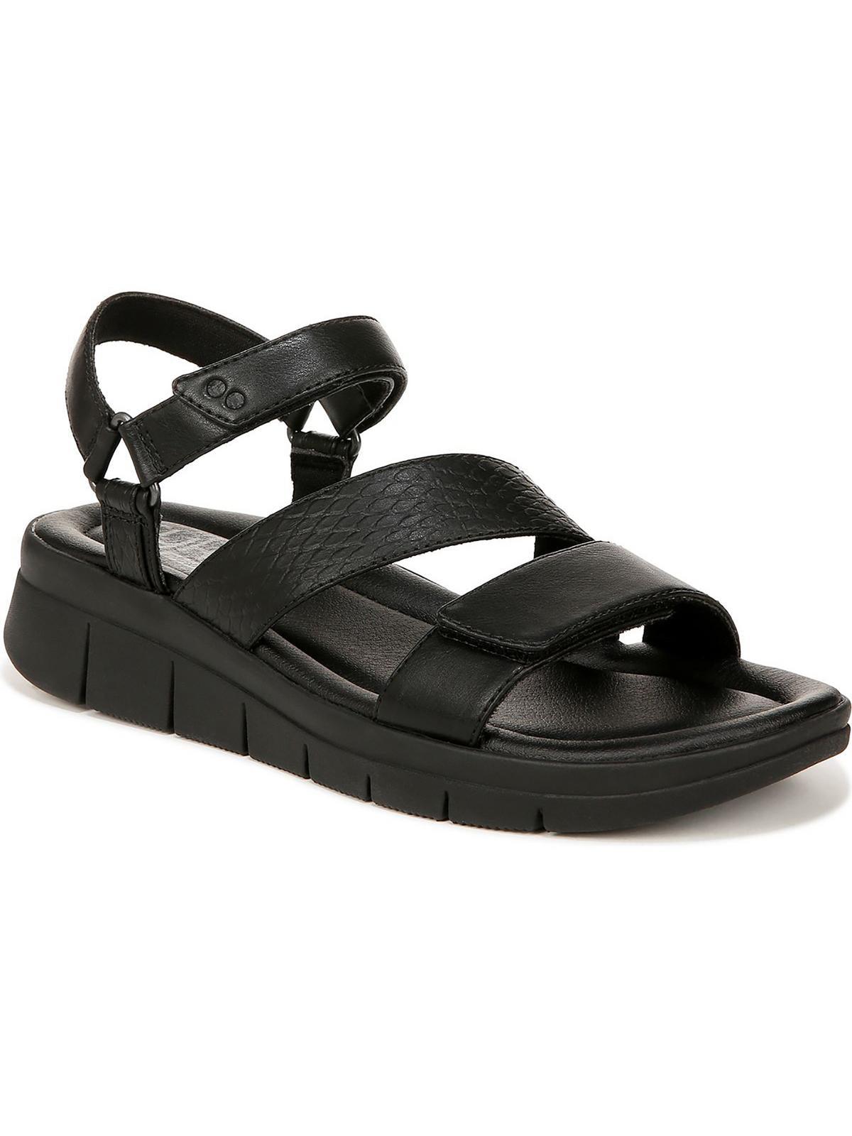 elite womens faux leather strappy sandals