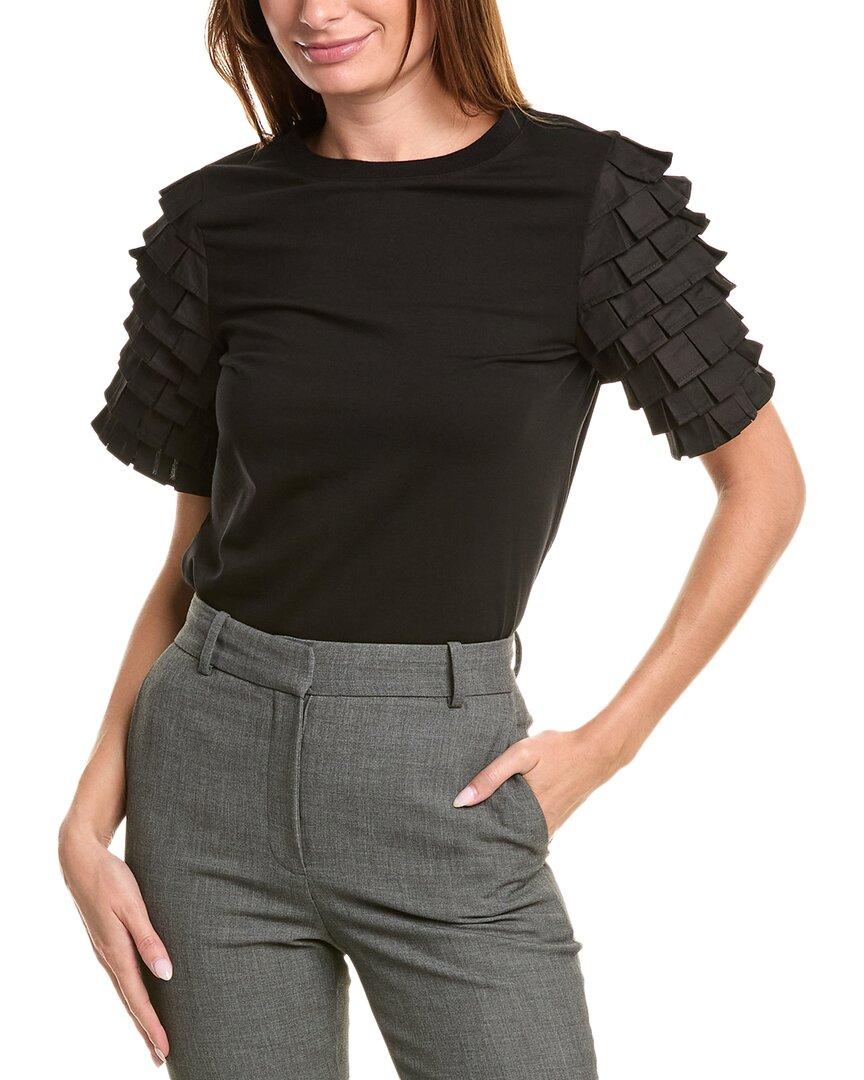 layered ruffle top