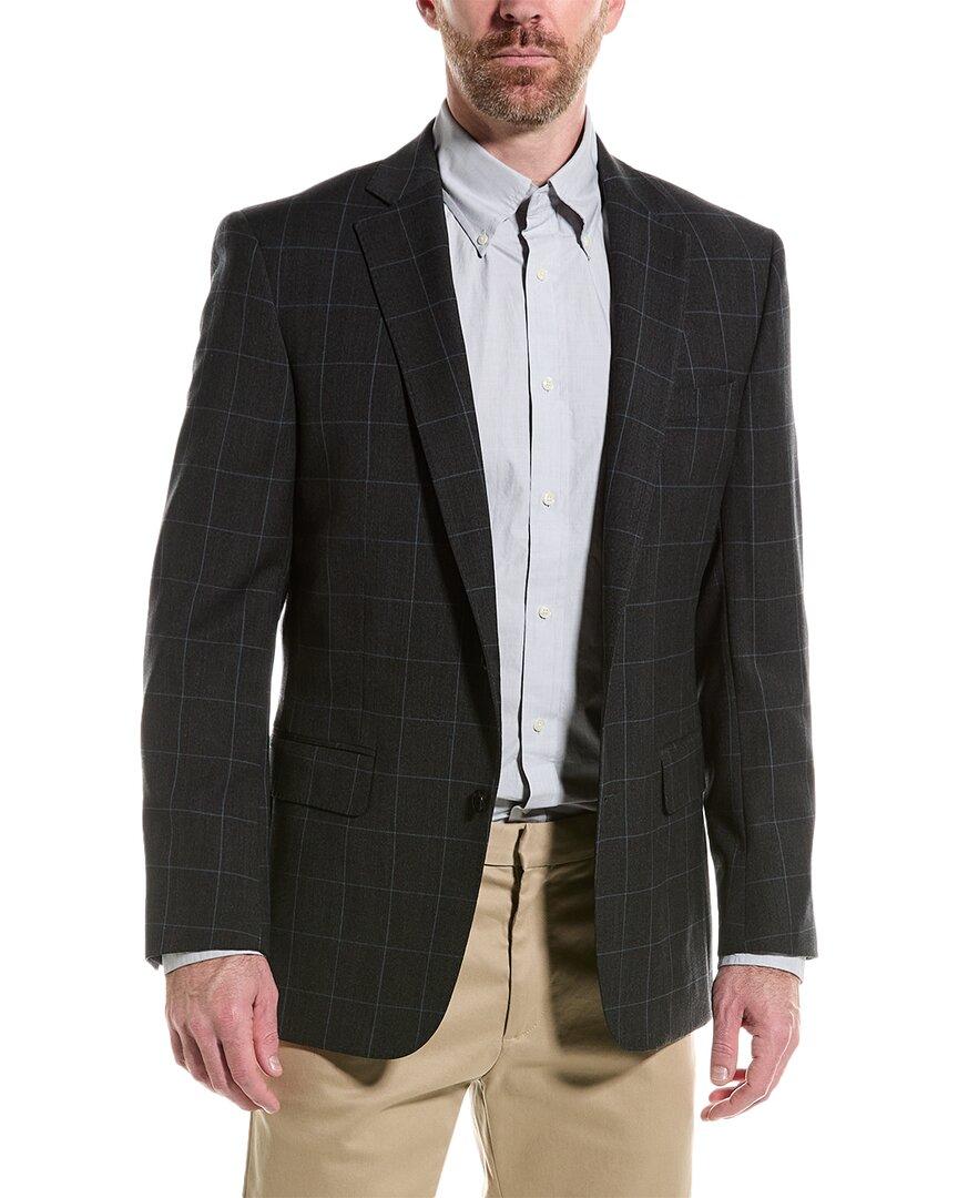 classic wool-blend blazer