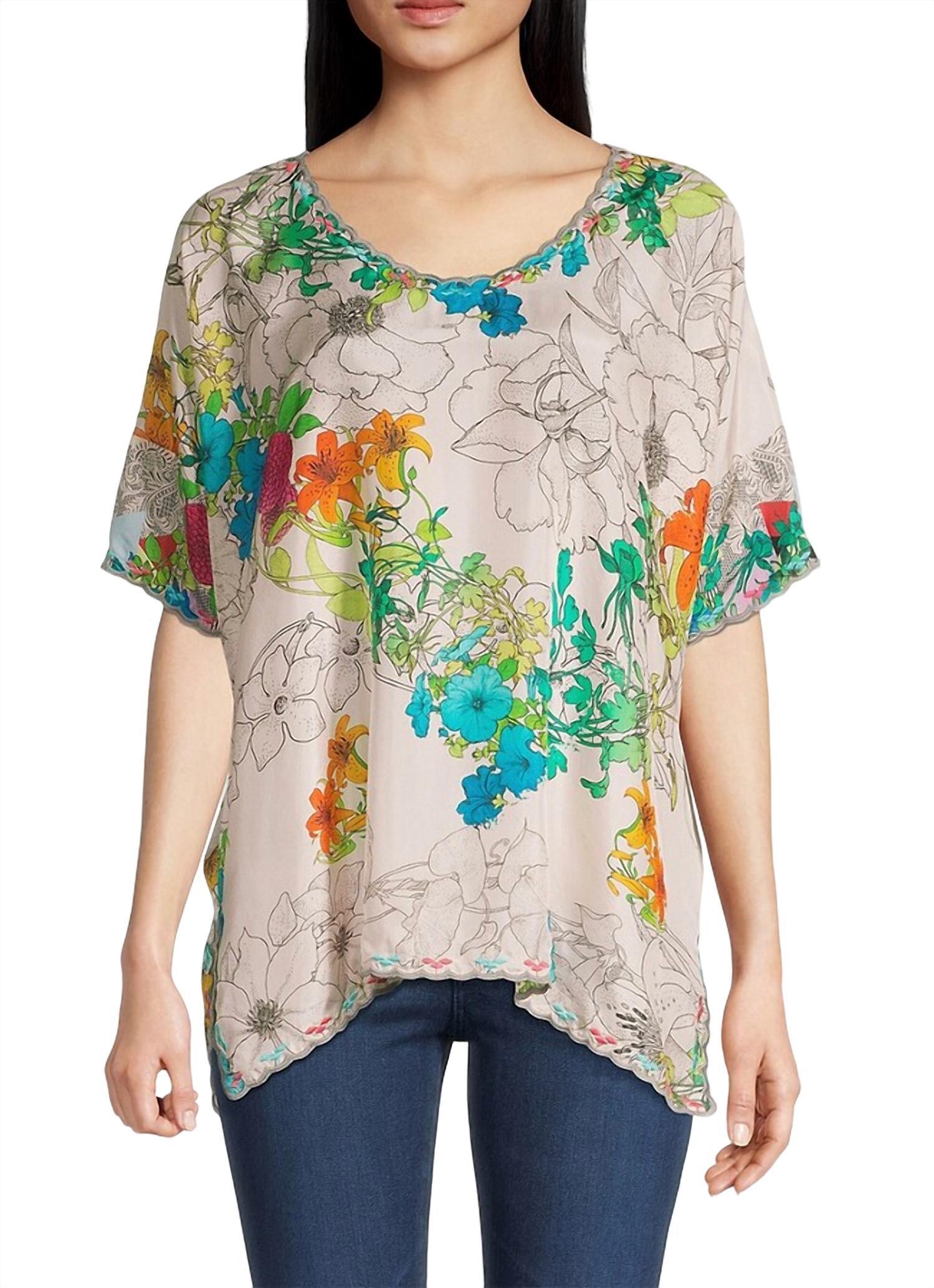 sequence halsey floral top in multi