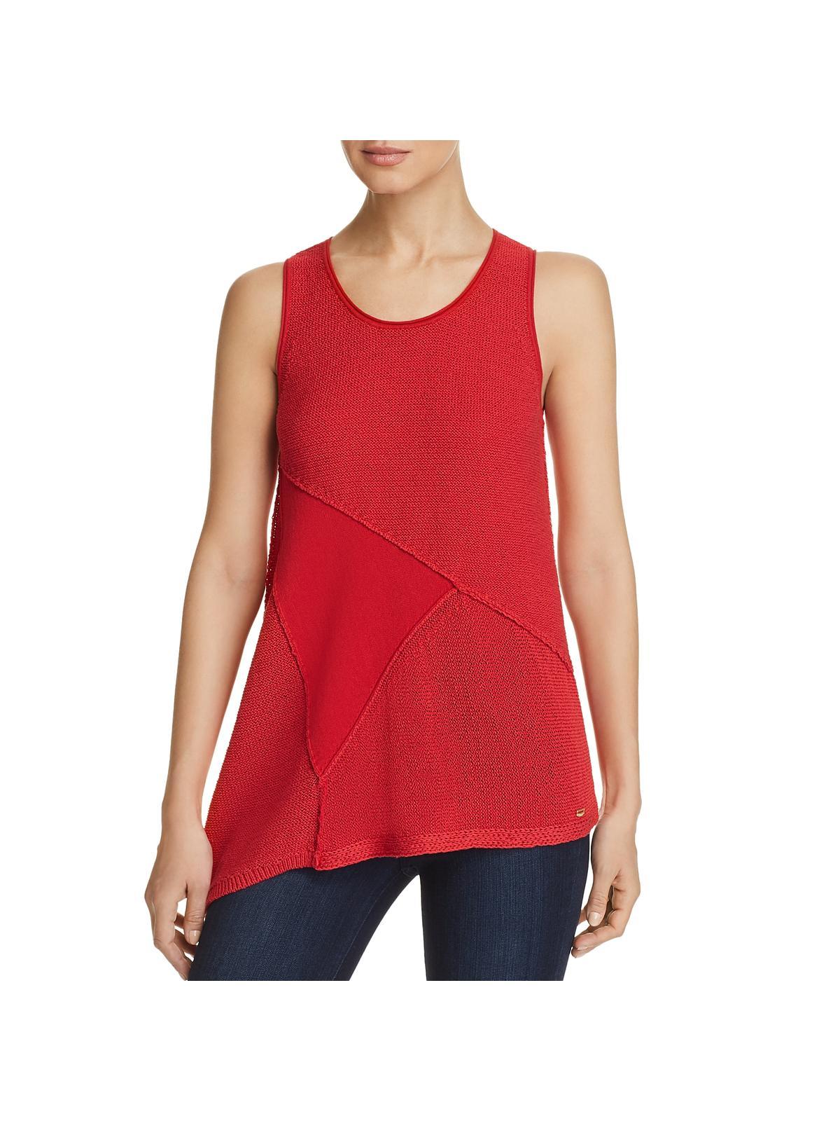 womens cotton sleeveless tank top sweater