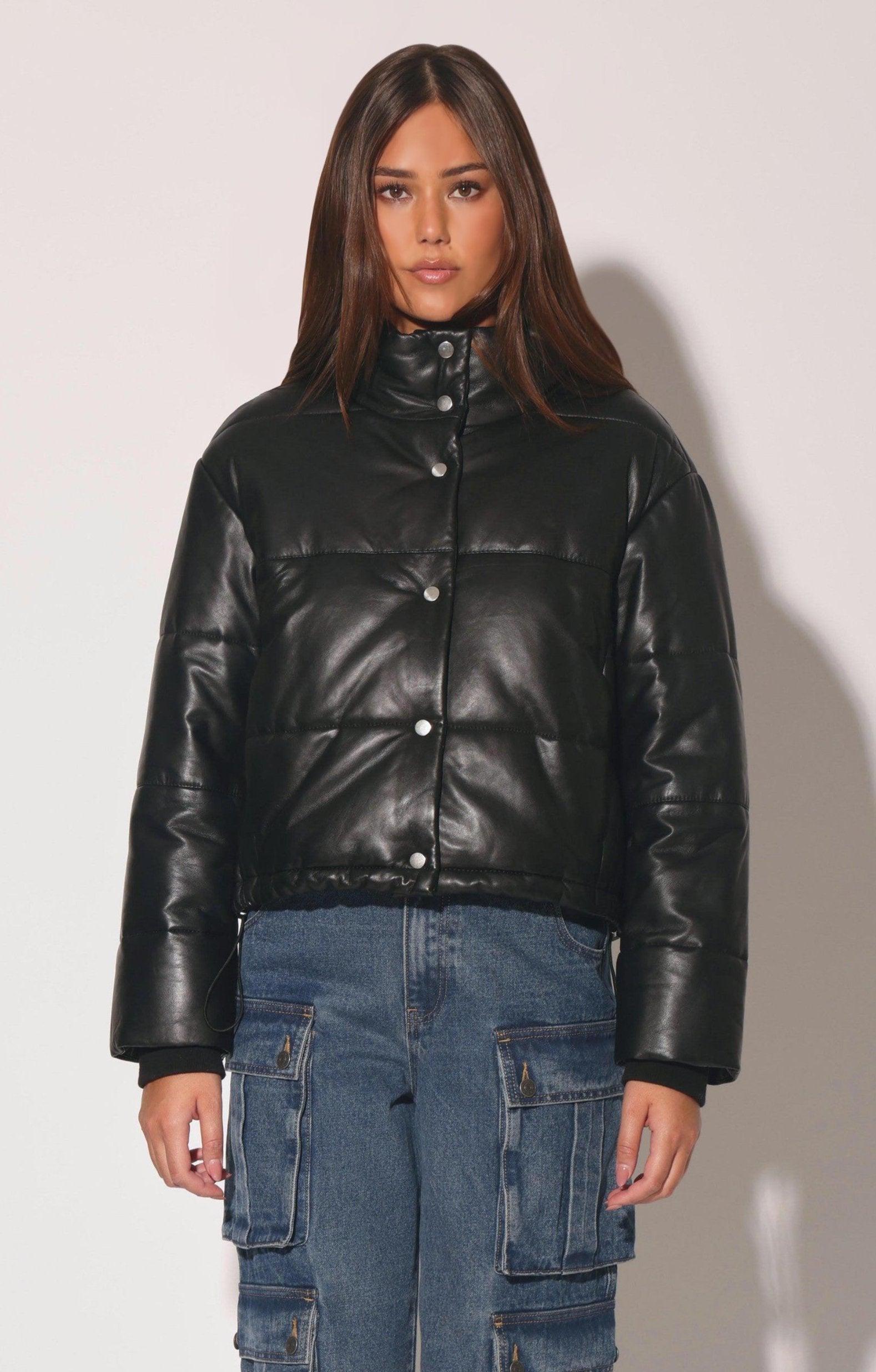 jesse jacket, black - leather