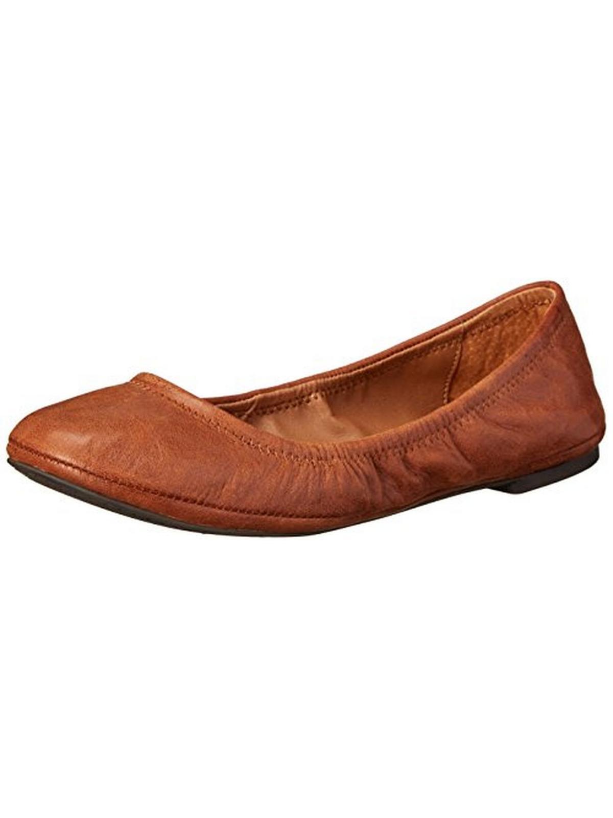 emmie womens leather ballet flats