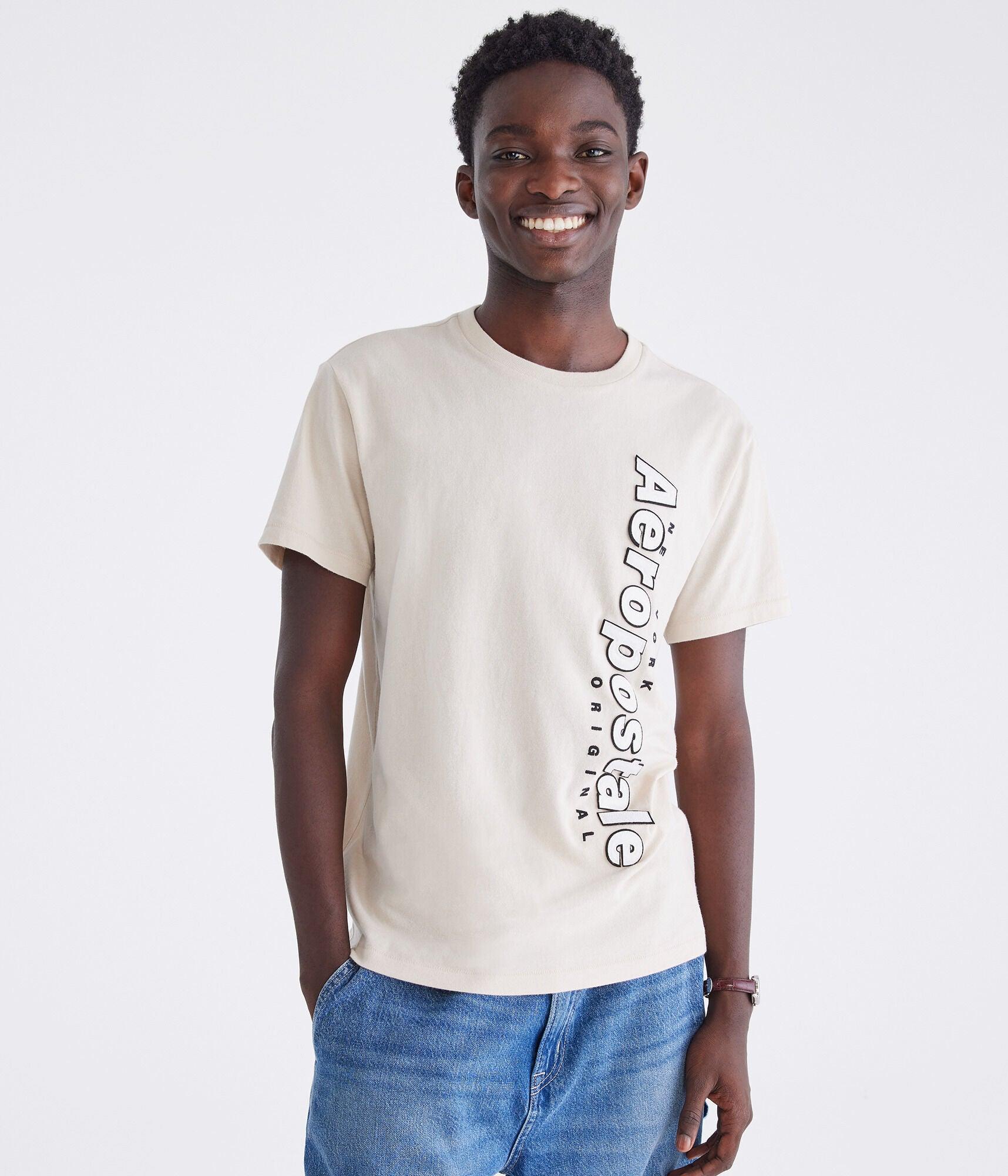 vertical appliqué graphic tee