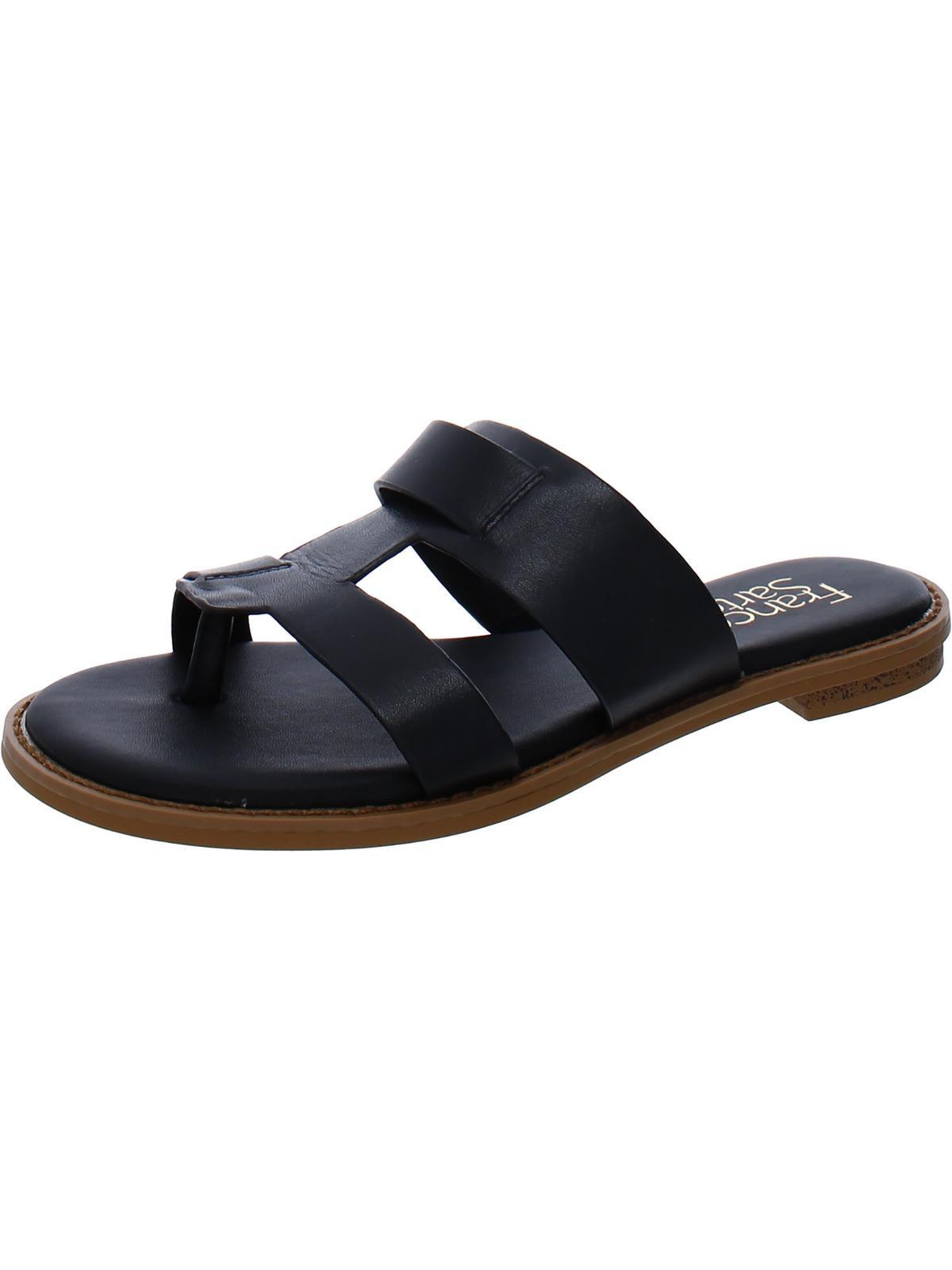 gretta womens leather thong slide sandals