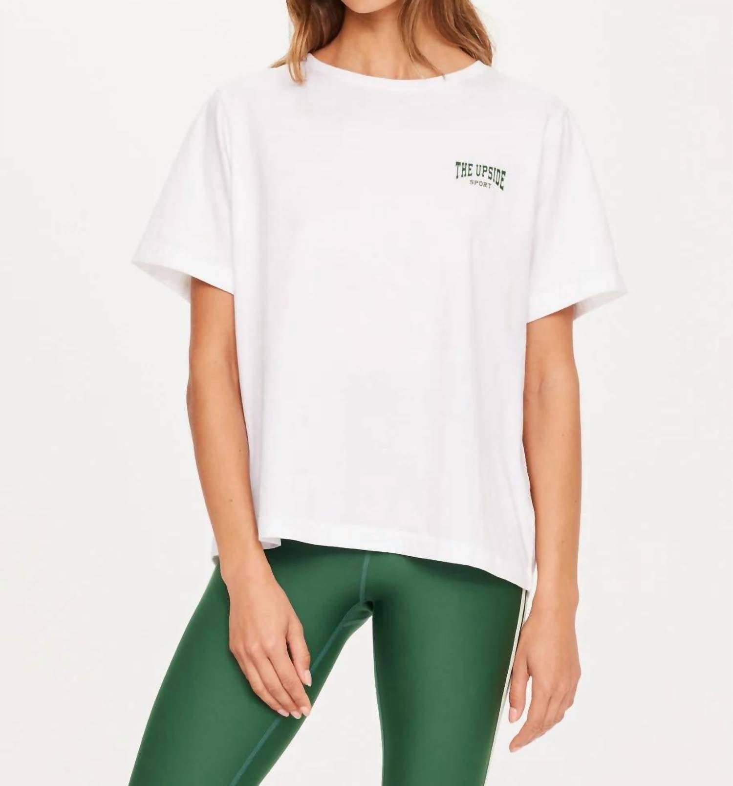 ivy league jodhi tee in white