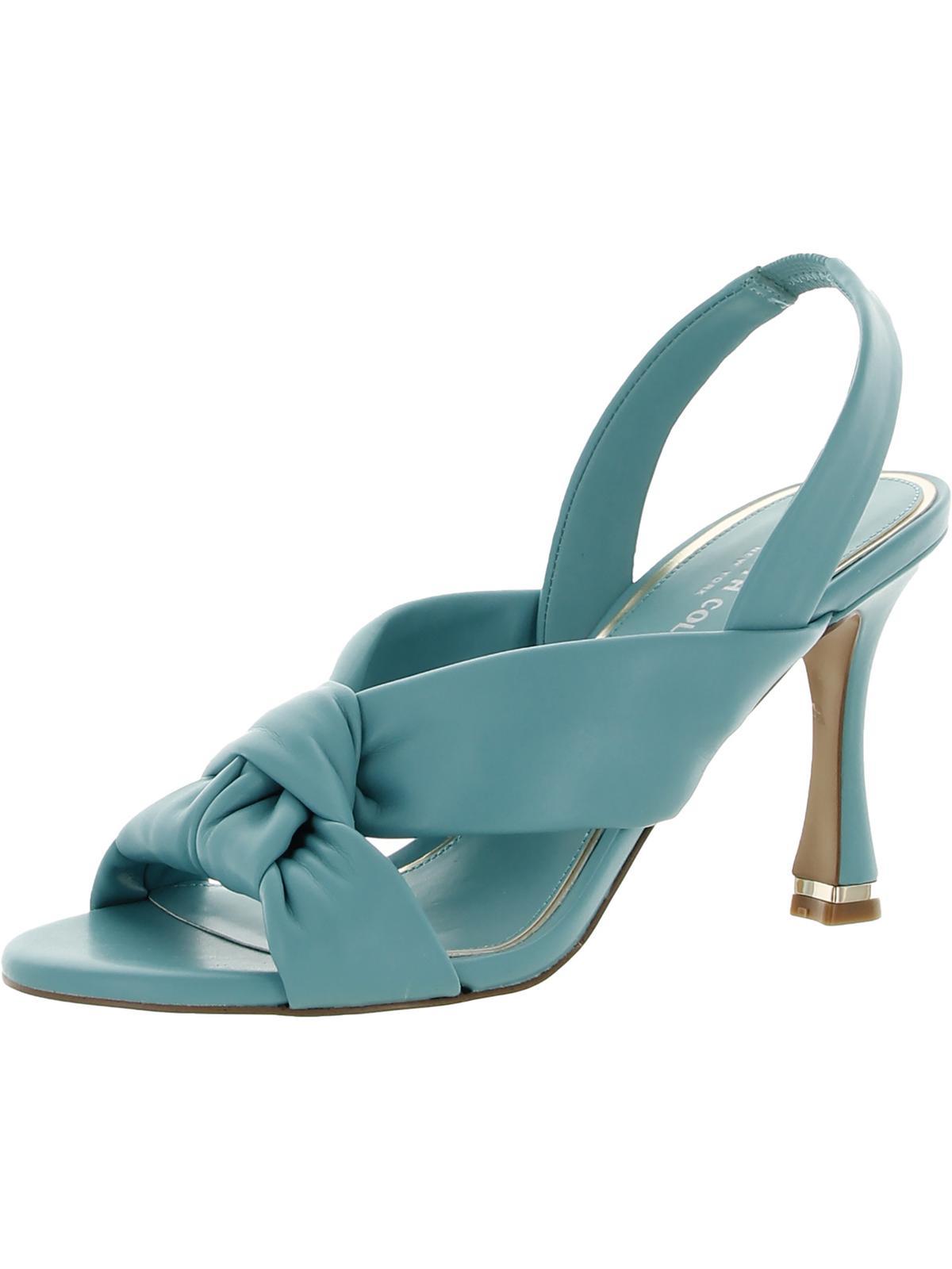 blanche 85 knot slingback womens slingback open toe pumps