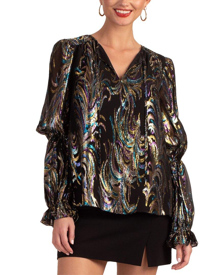 Trina Turk Ambrosial Silk-Blend Top 