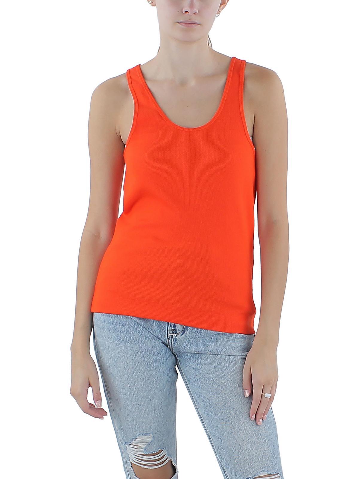 womens ribbed cotton tank top