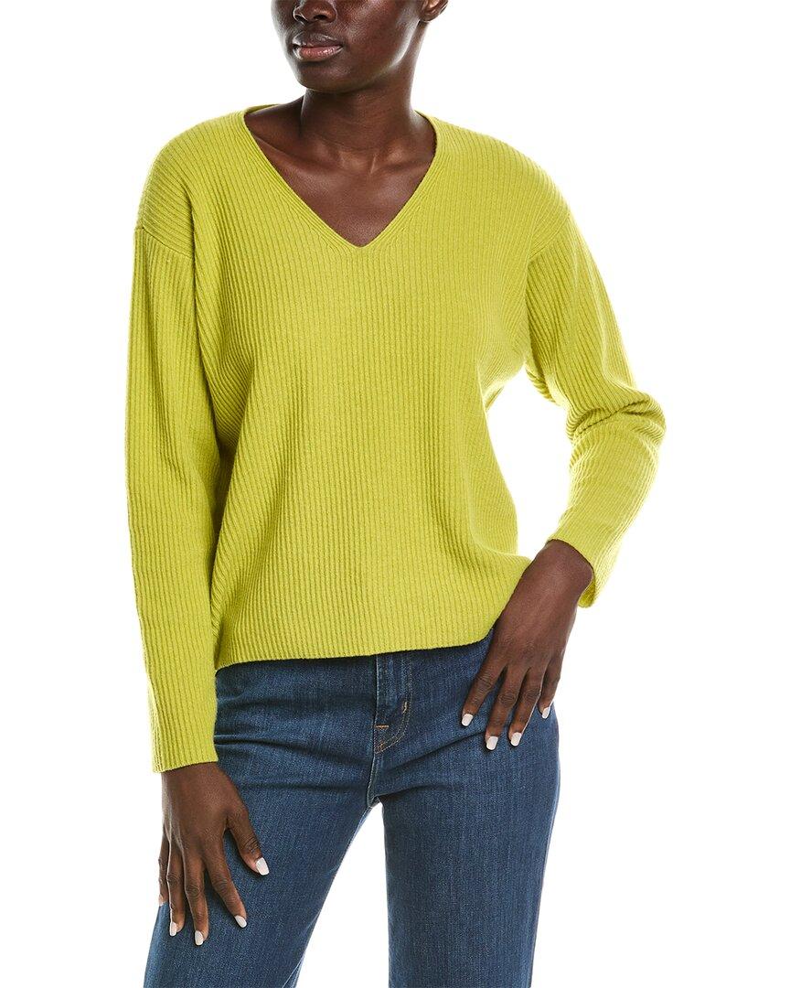 v-neck boxy cashmere pullover