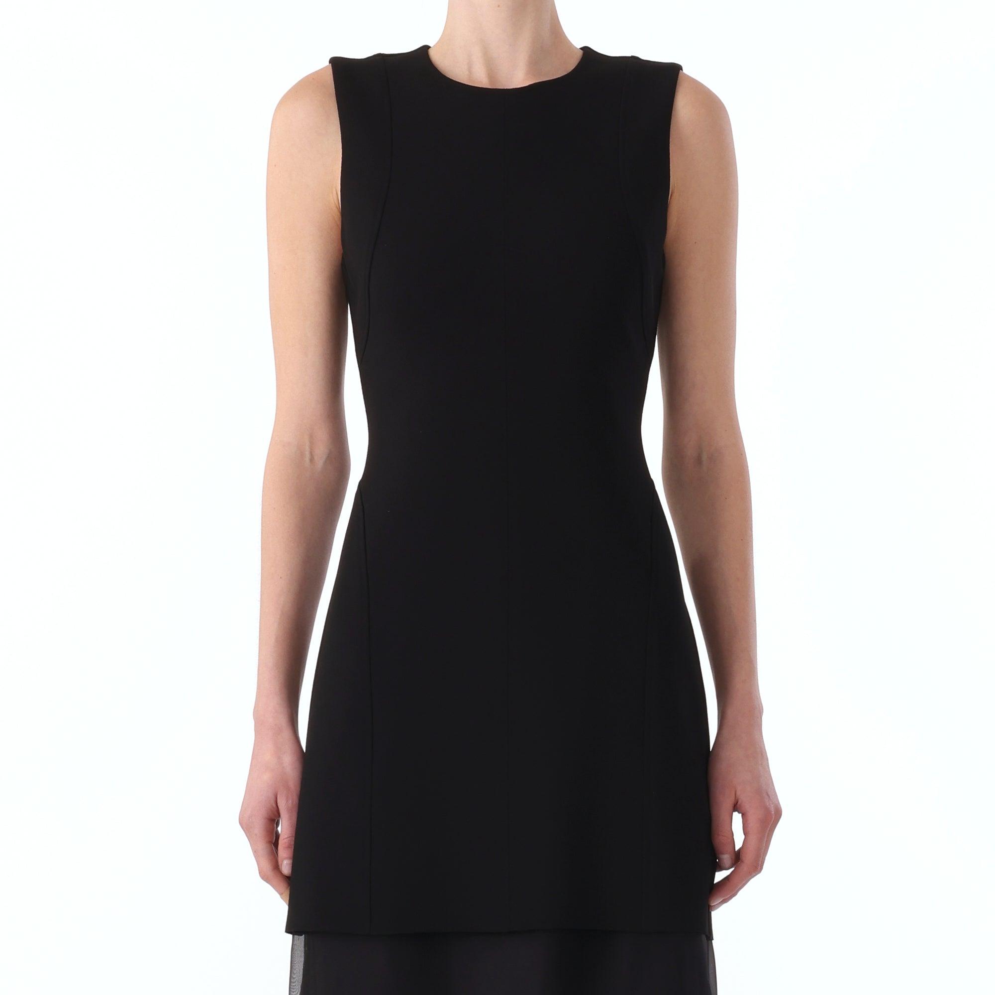 s/l midi interlock jersey dress