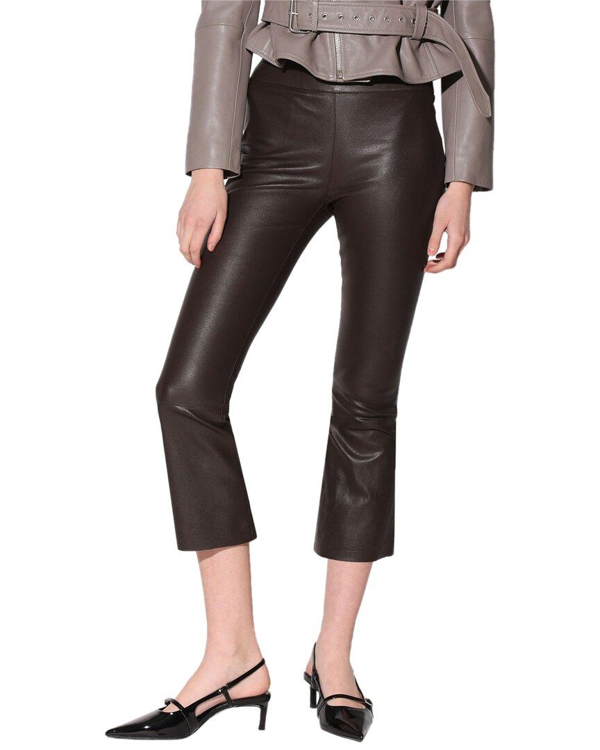 luisa fitted leather pant