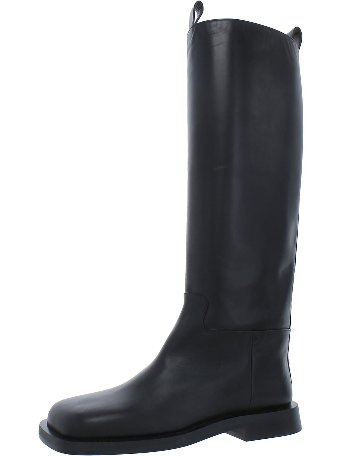 womens leather tall knee-high boots