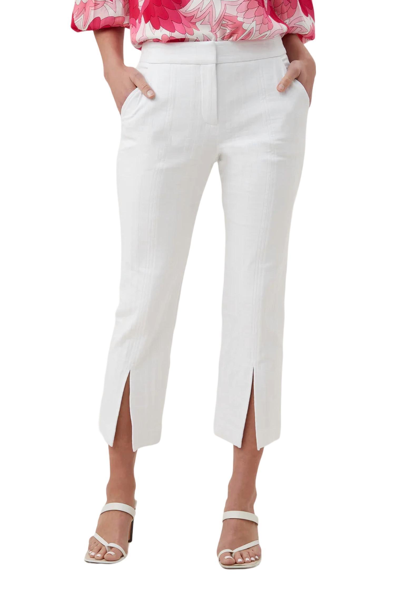 north beach pant in white