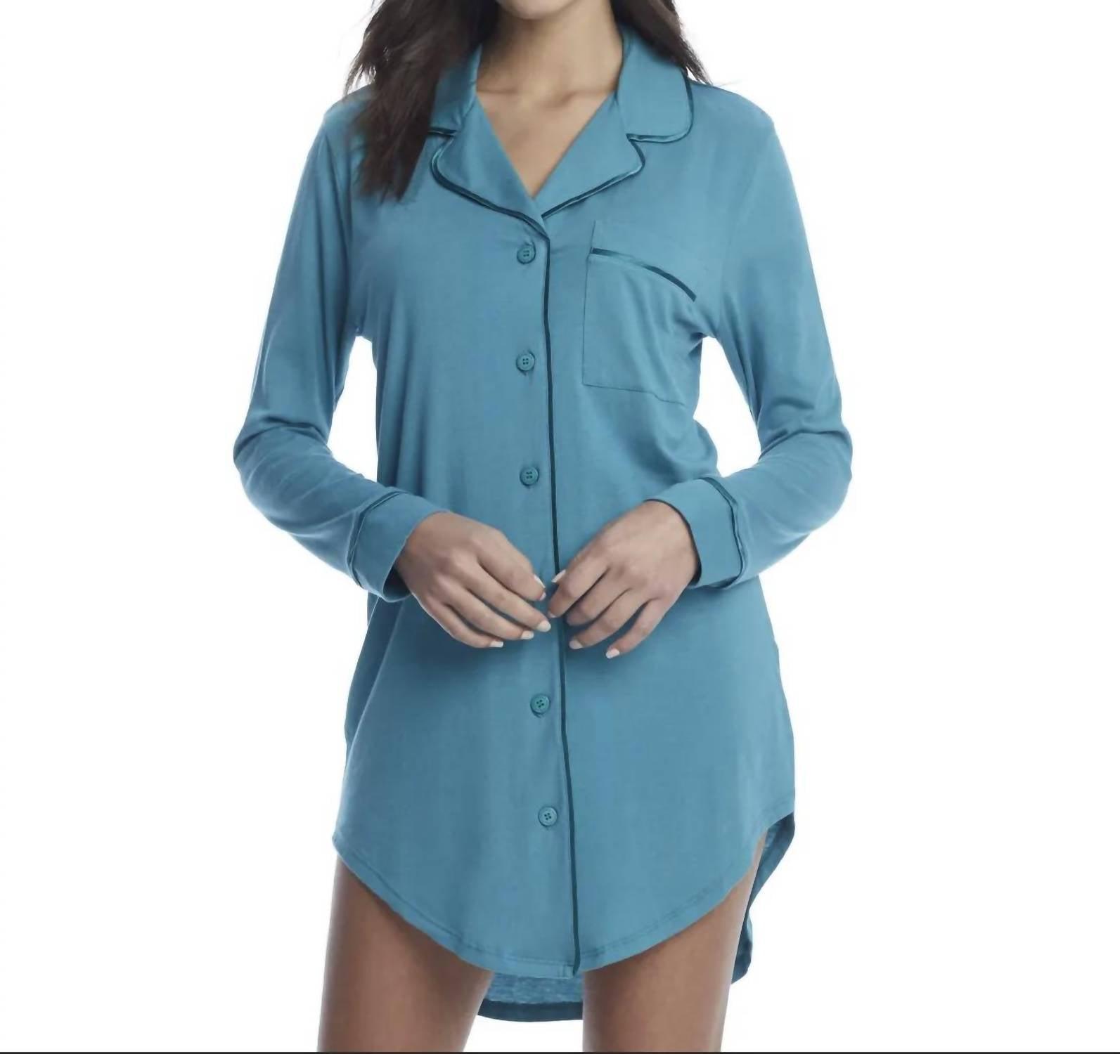 bella sleep shirt in jade