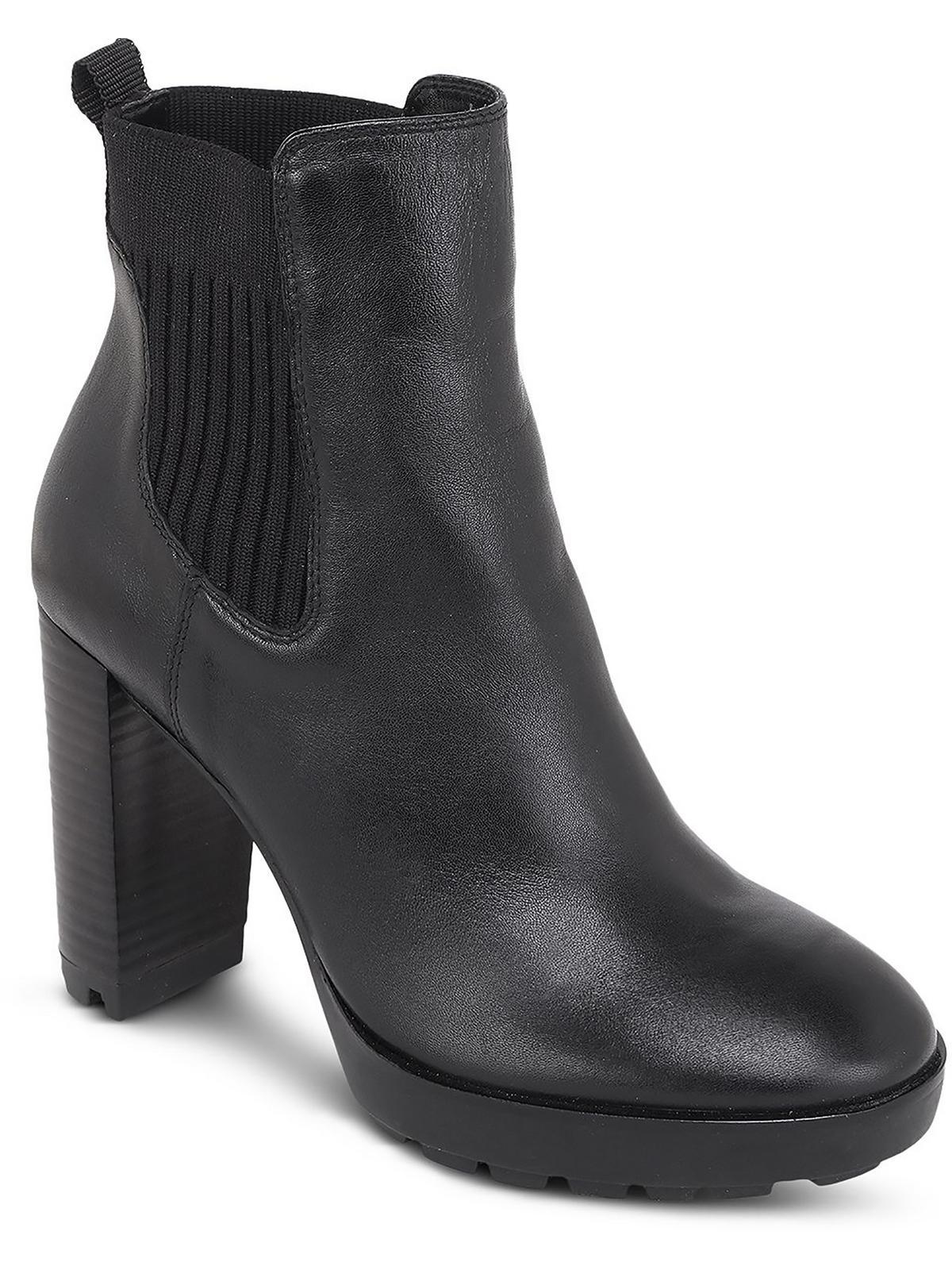 junne womens leather booties ankle boots